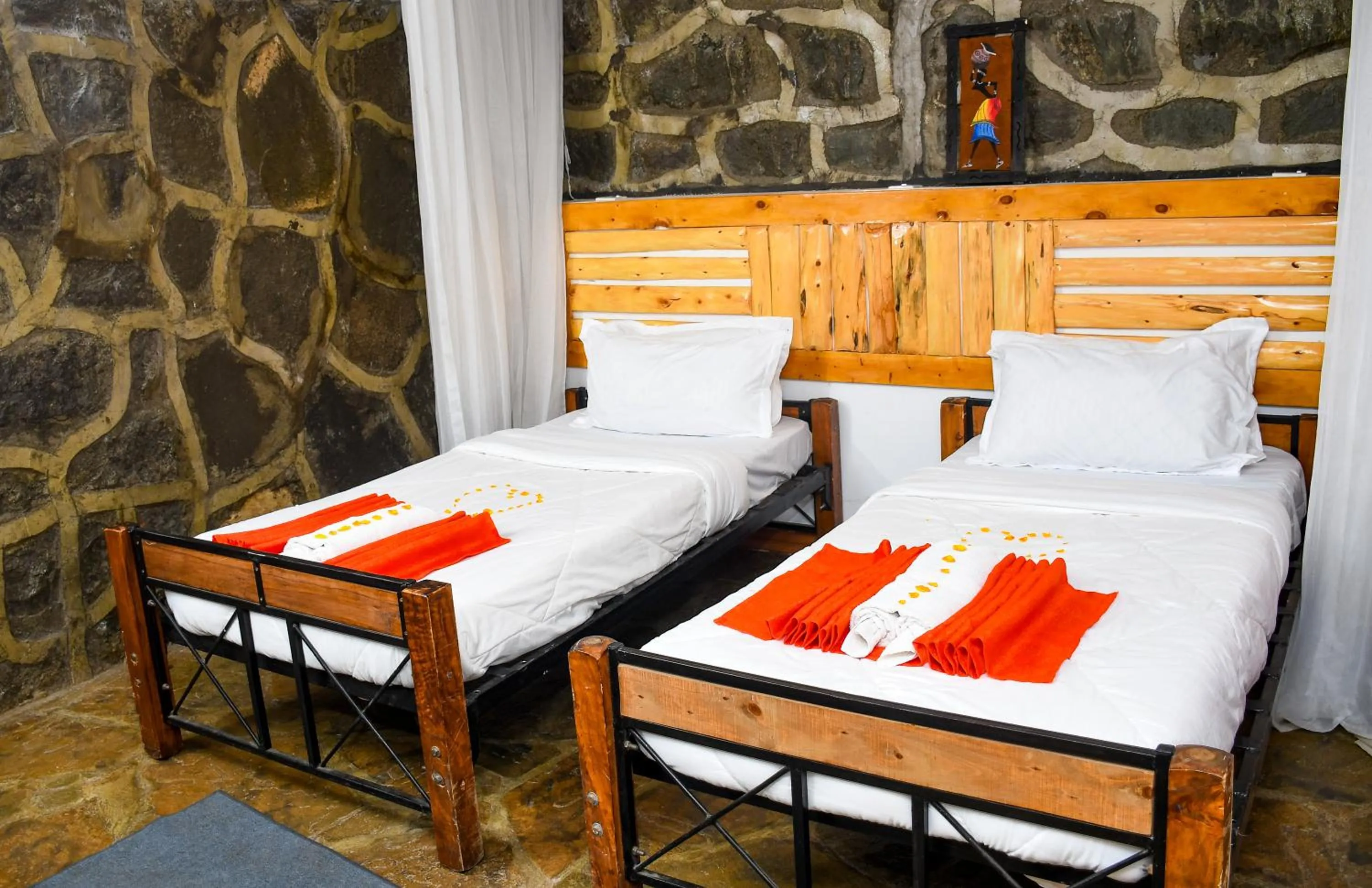 Bed in Naivasha Peppercorn Holiday Resort