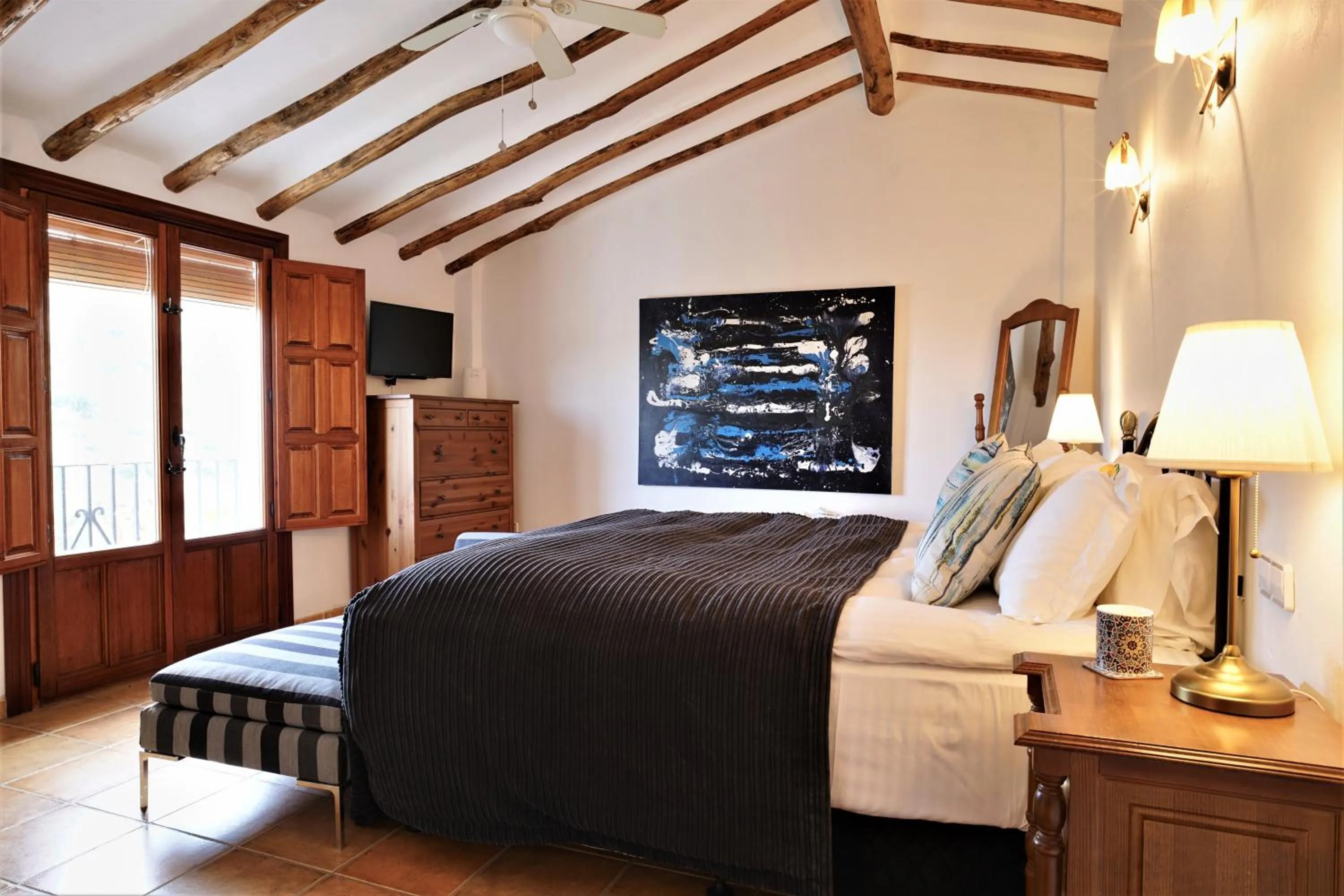 Bedroom, Bed in El Amparo