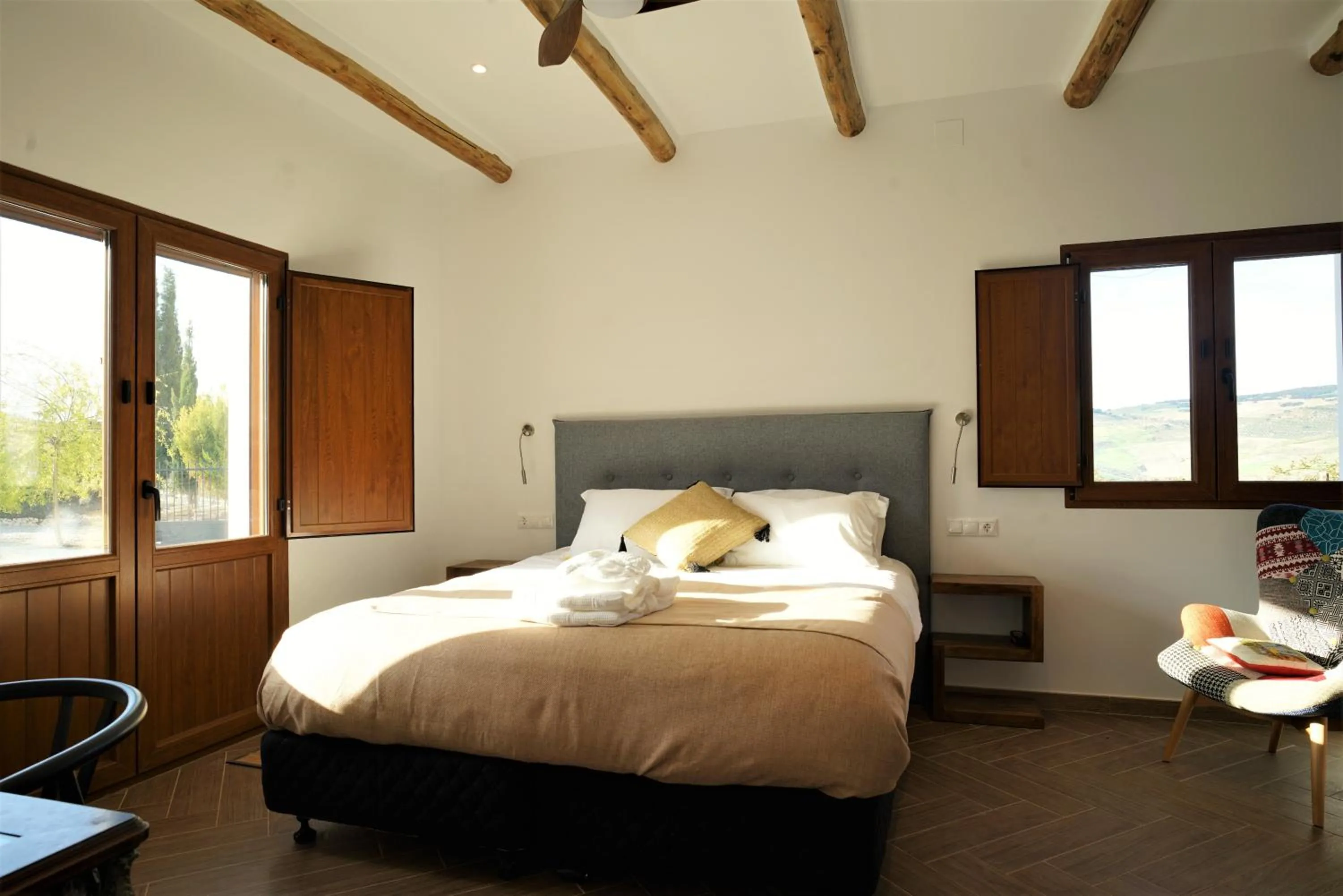 Bedroom, Bed in El Amparo