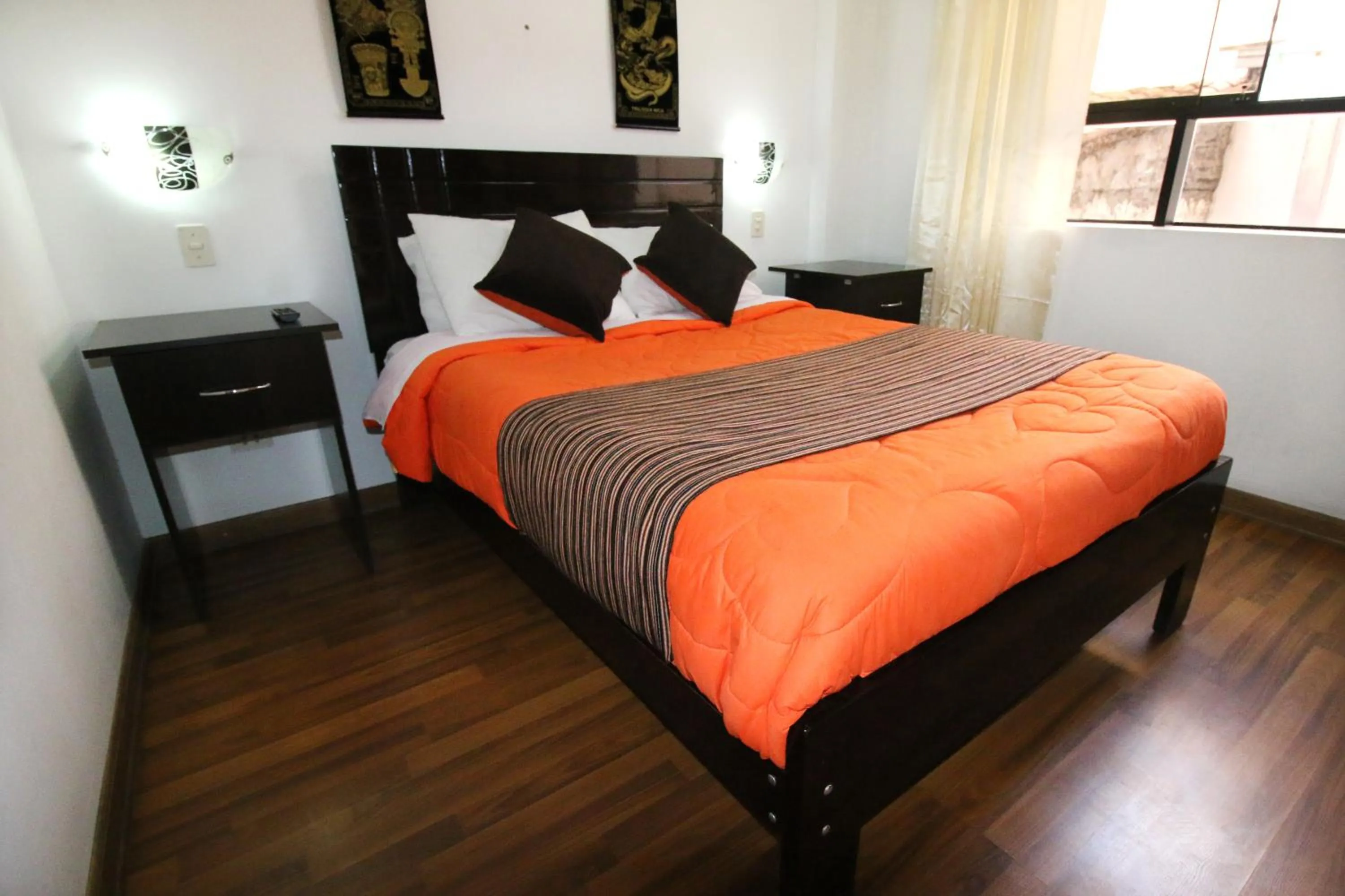 Bed in Hotel Peru Real