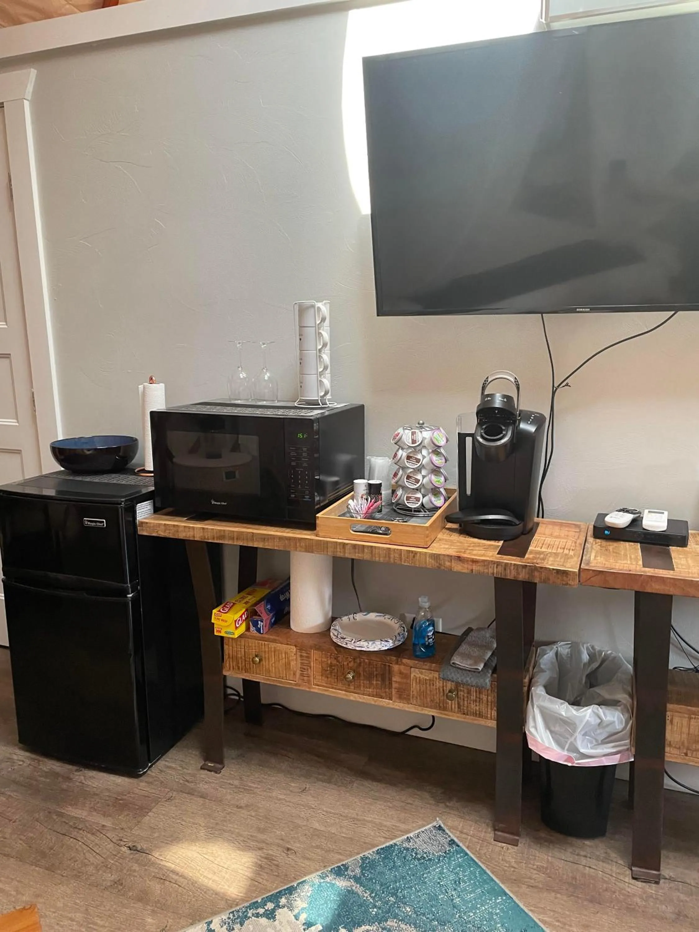 TV and multimedia in Escalante Yurts - Luxury Lodging