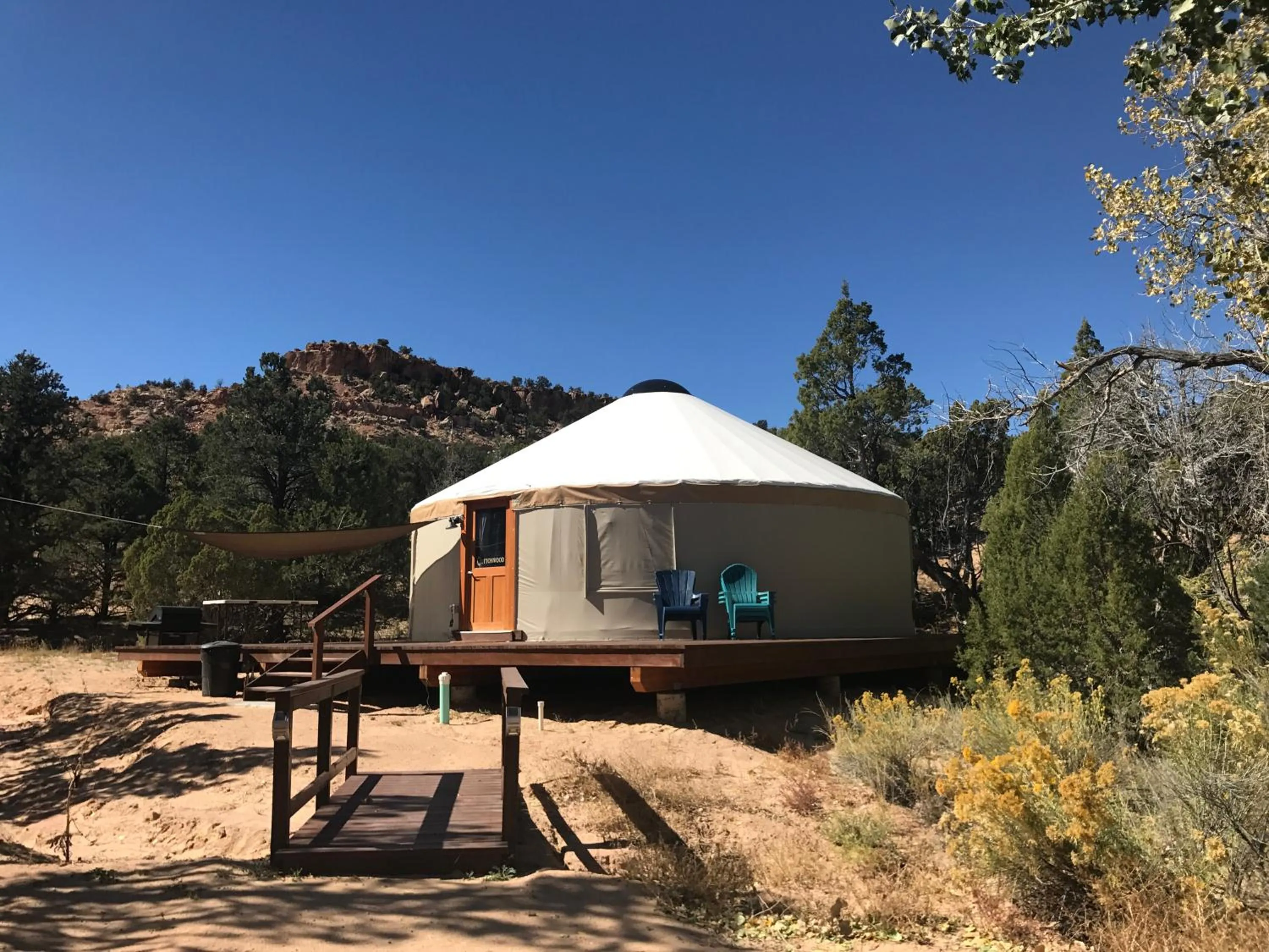 Spring in Escalante Yurts - Luxury Lodging