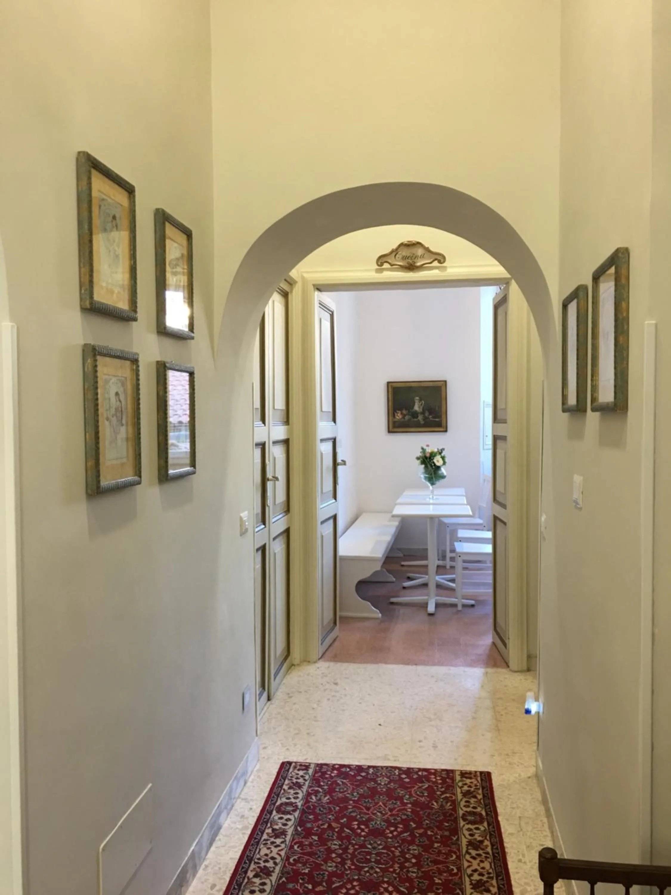 Communal kitchen in B&B Theodora