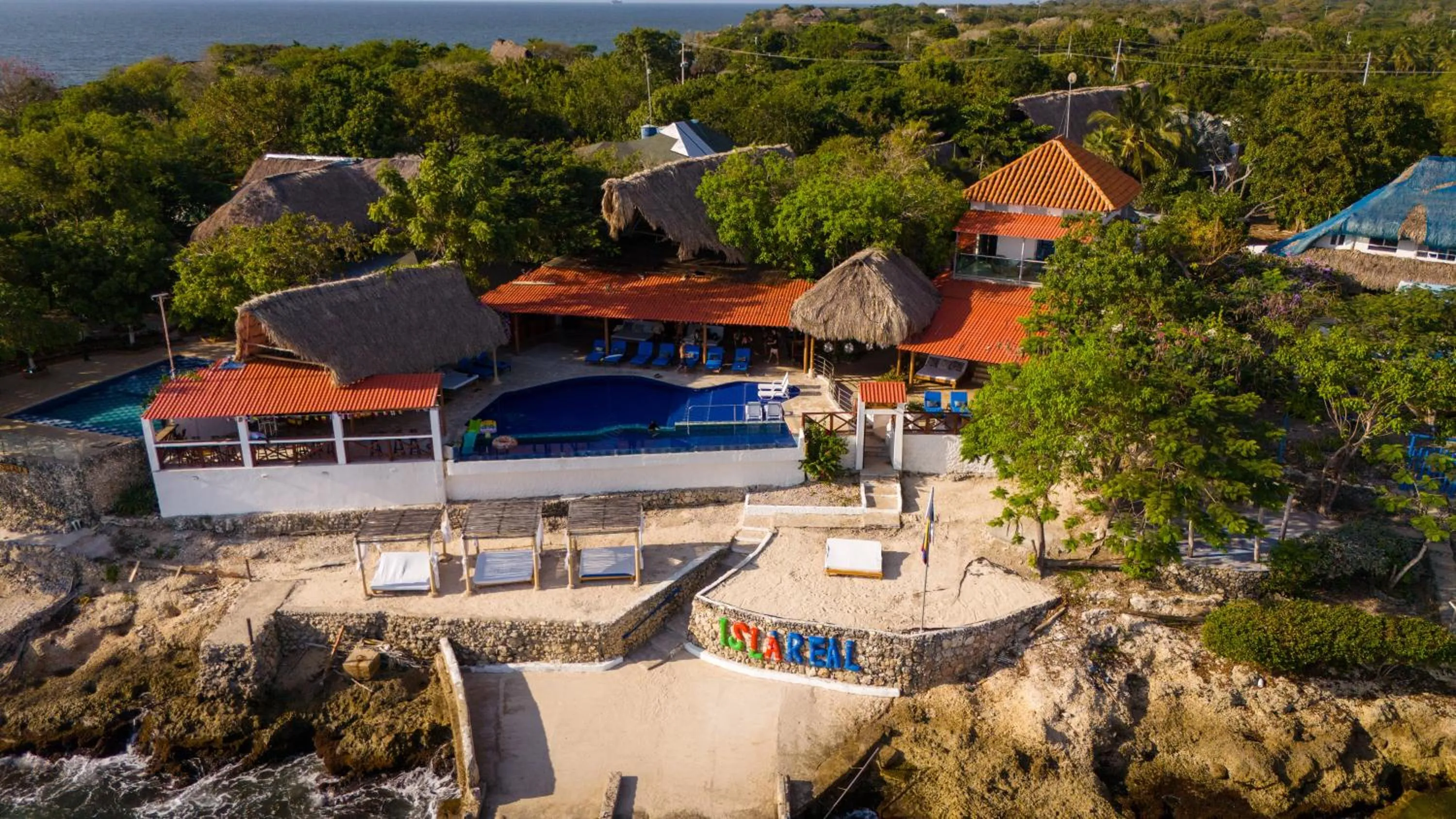 Bird's eye view in Hotel Isla Real