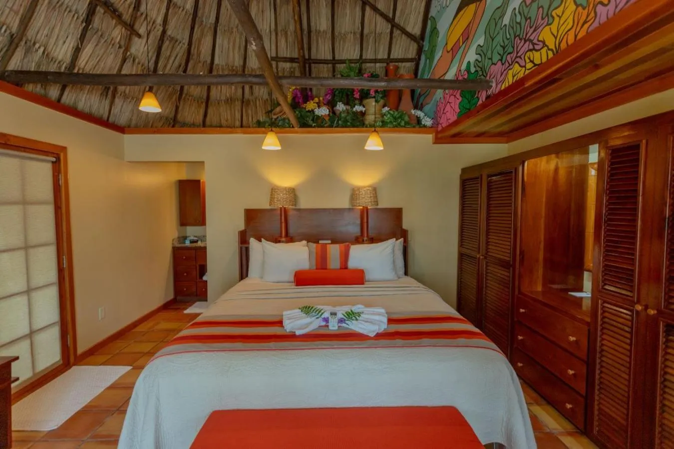 Bed in Ramon's Village Resort