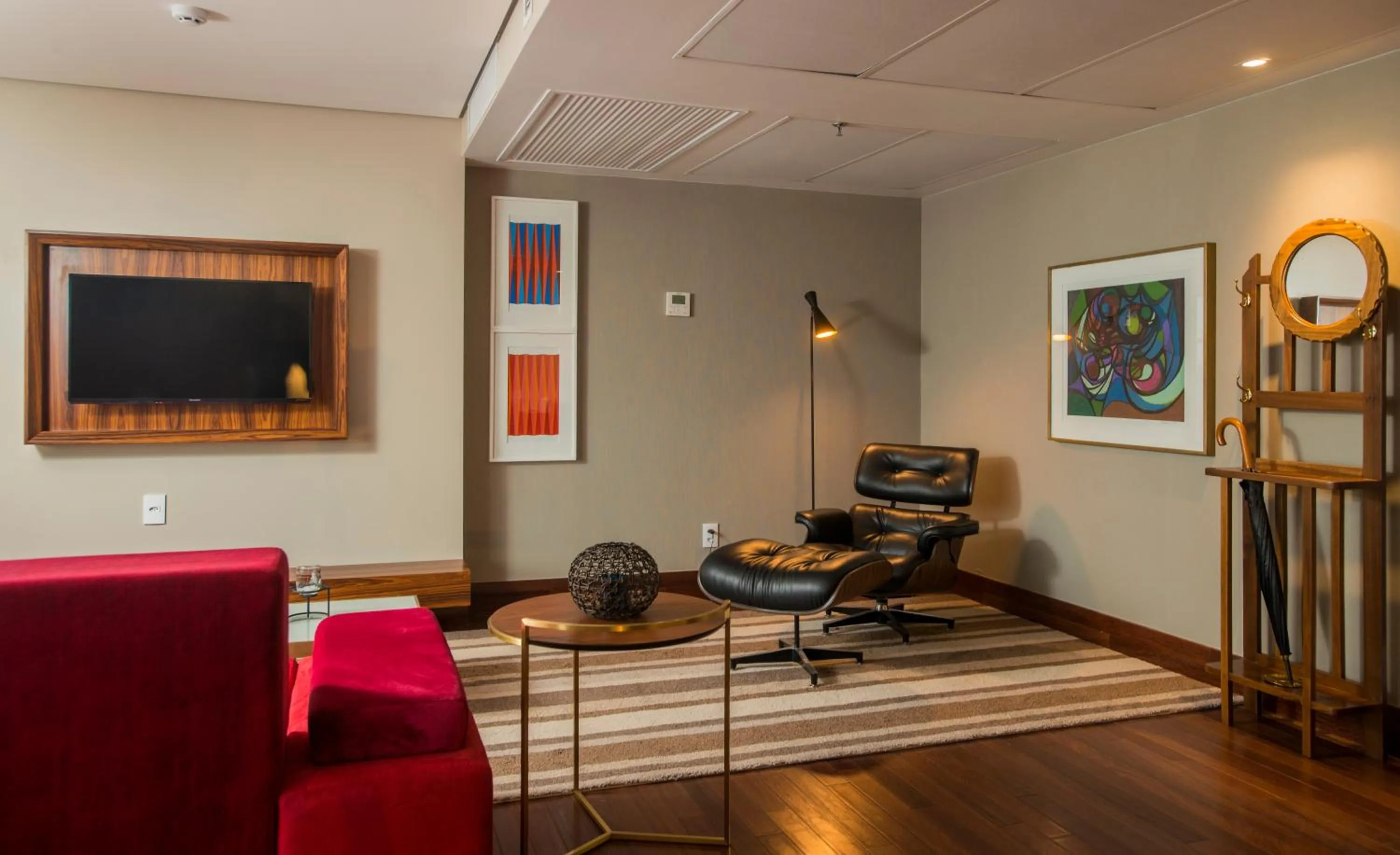 Seating area in Hotel Luzeiros Recife