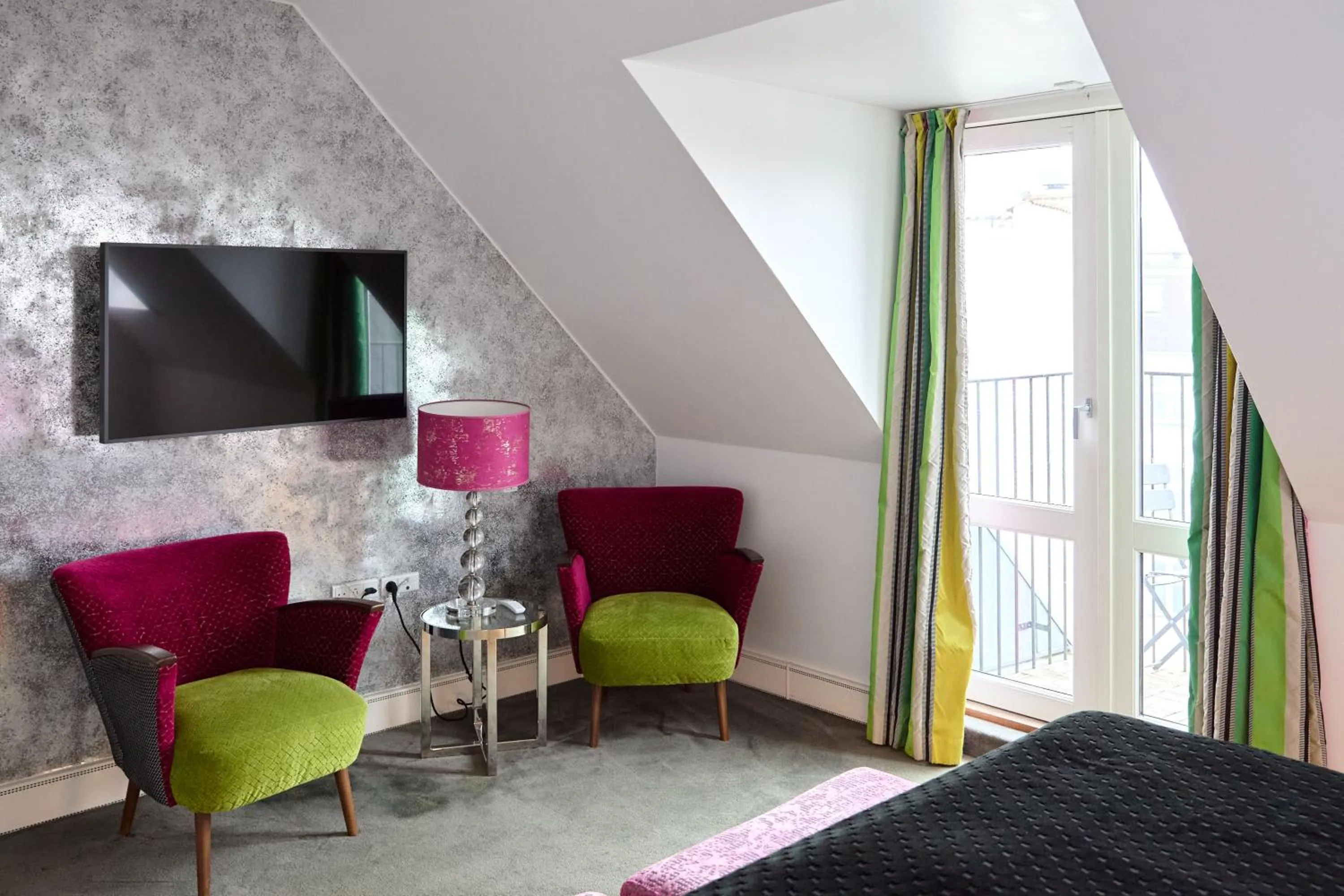 Seating area in Absalon Hotel