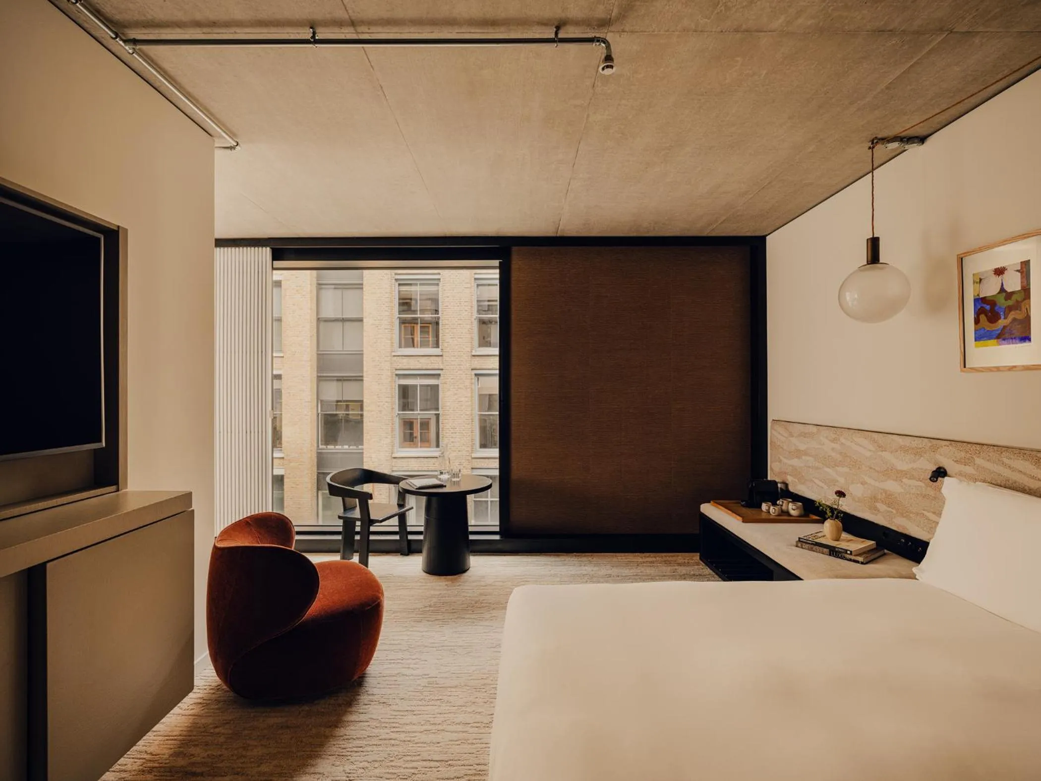 Bed in Aethos London Shoreditch