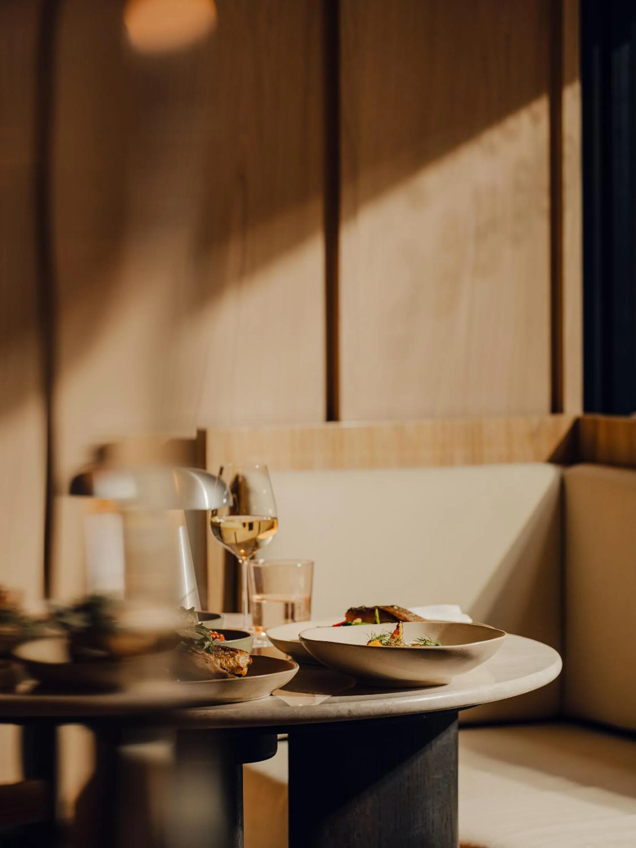 Food and drinks in Aethos London Shoreditch