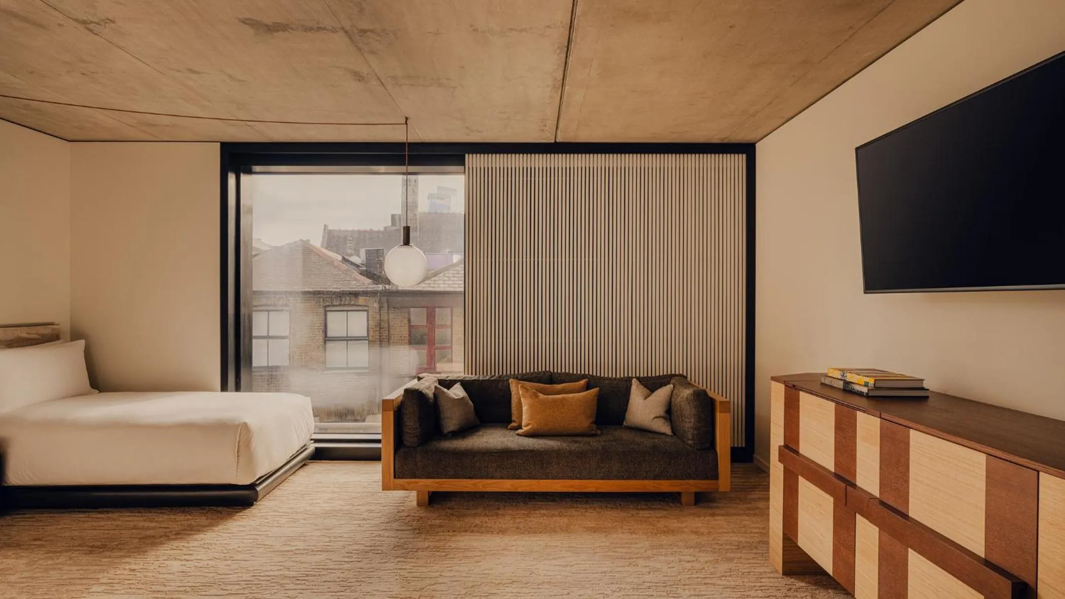 Bed in Aethos London Shoreditch