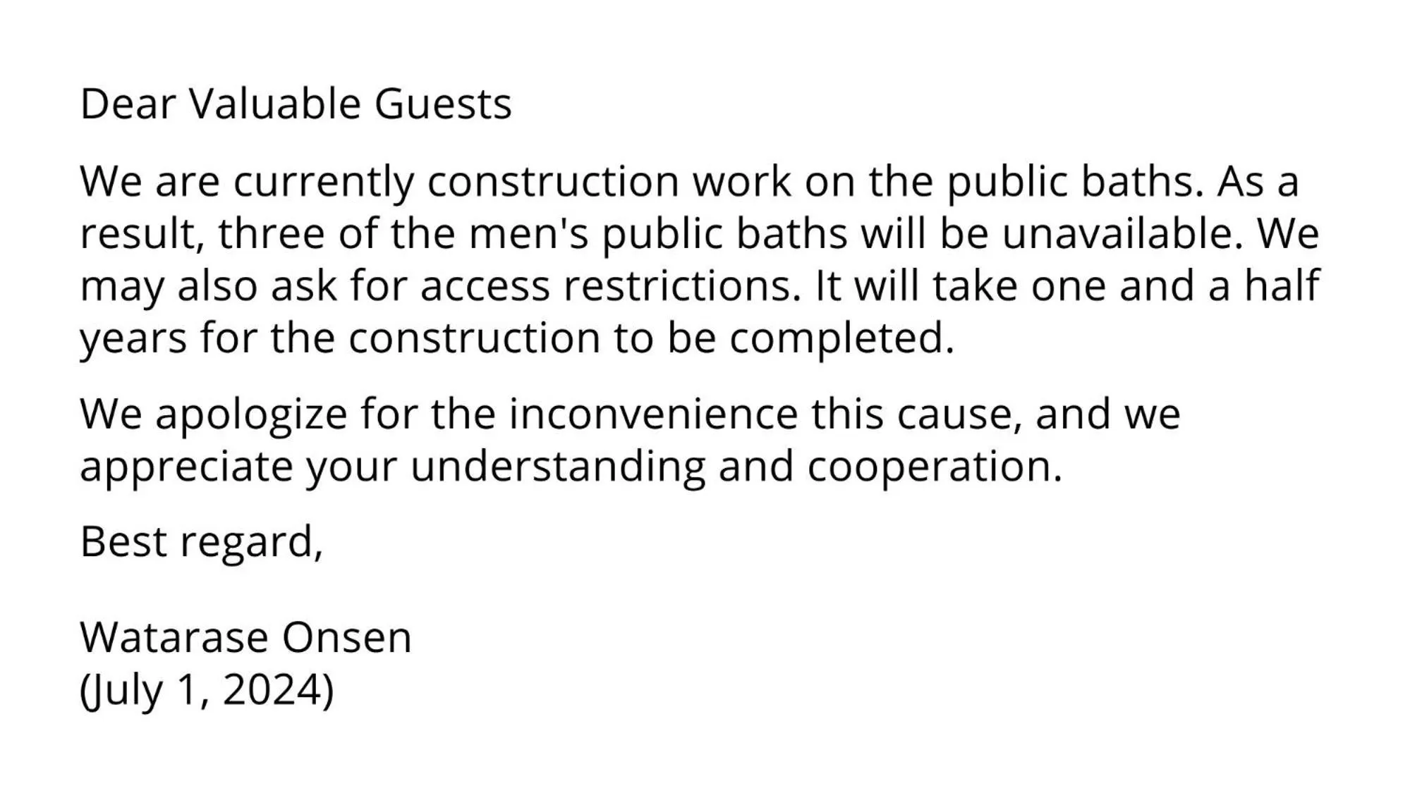 Watarase Onsen Hotel Sasayuri