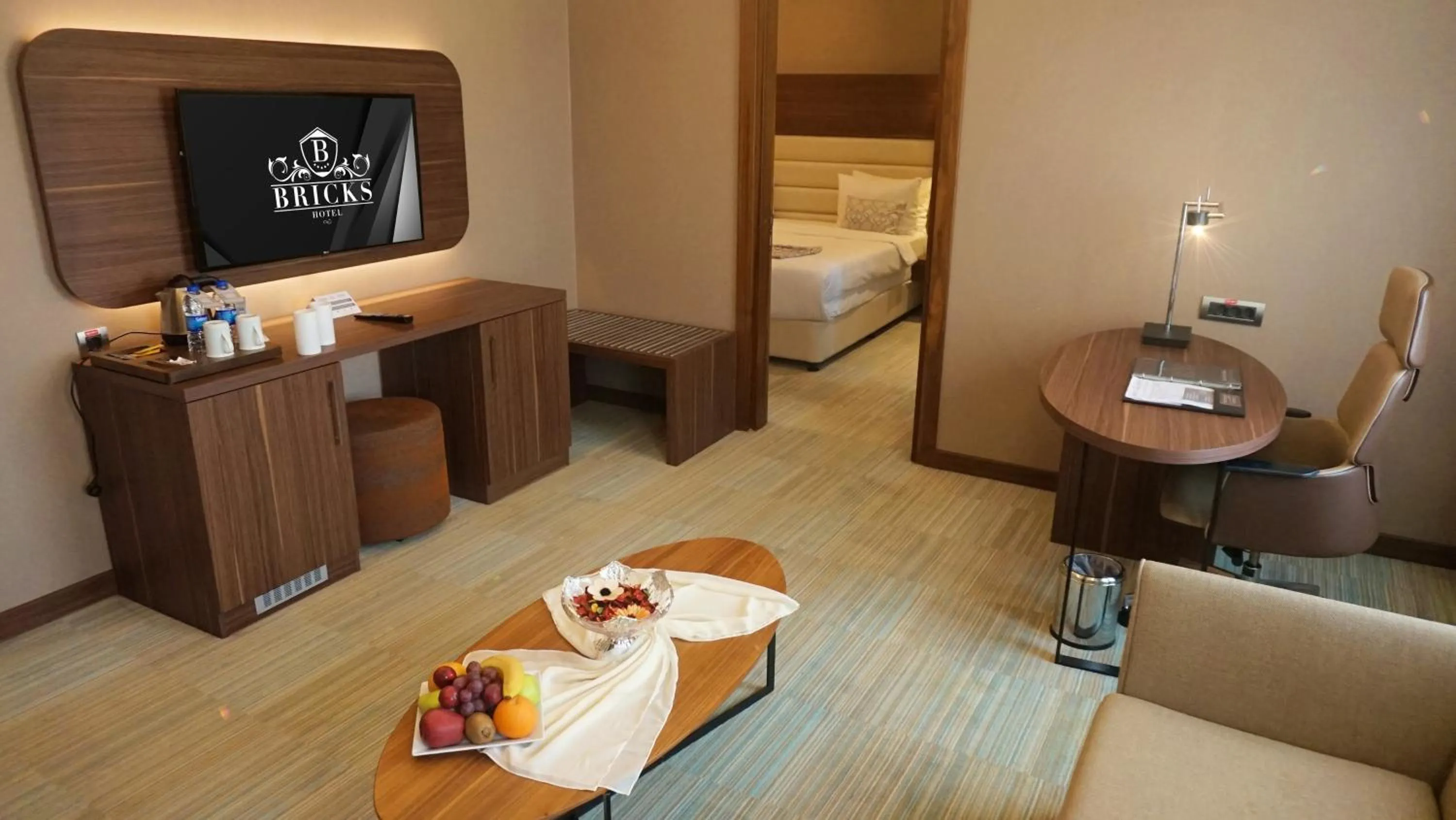 Communal lounge/ TV room, Bed in Bricks Hotel İstanbul