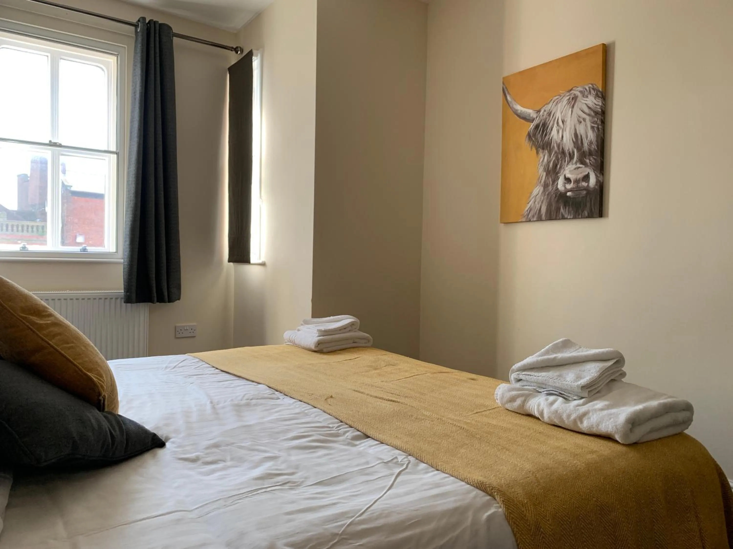 Bed in Market Place Serviced Apartments, Leek