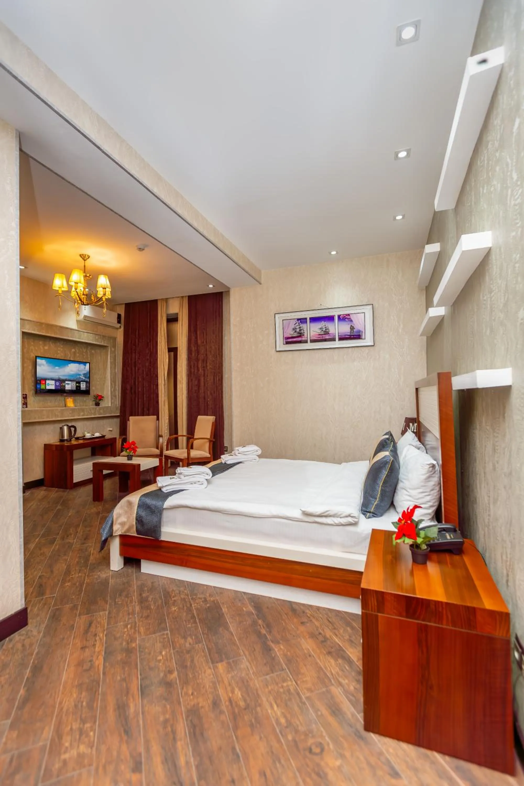 Photo of the whole room, Bed in Manor Luxury Hotel Baku