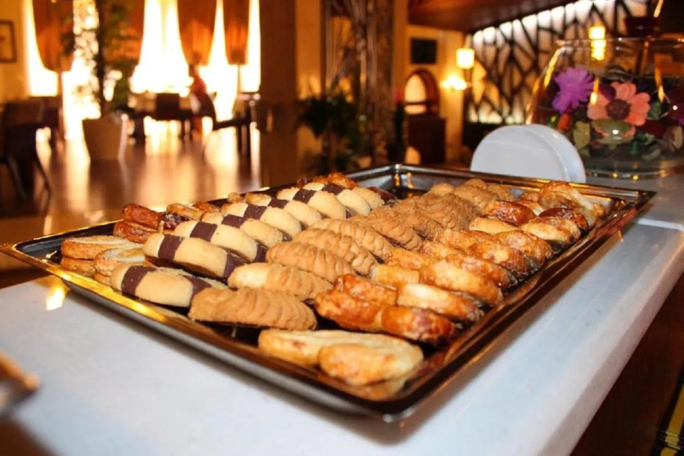 Buffet breakfast in Manor Luxury Hotel Baku