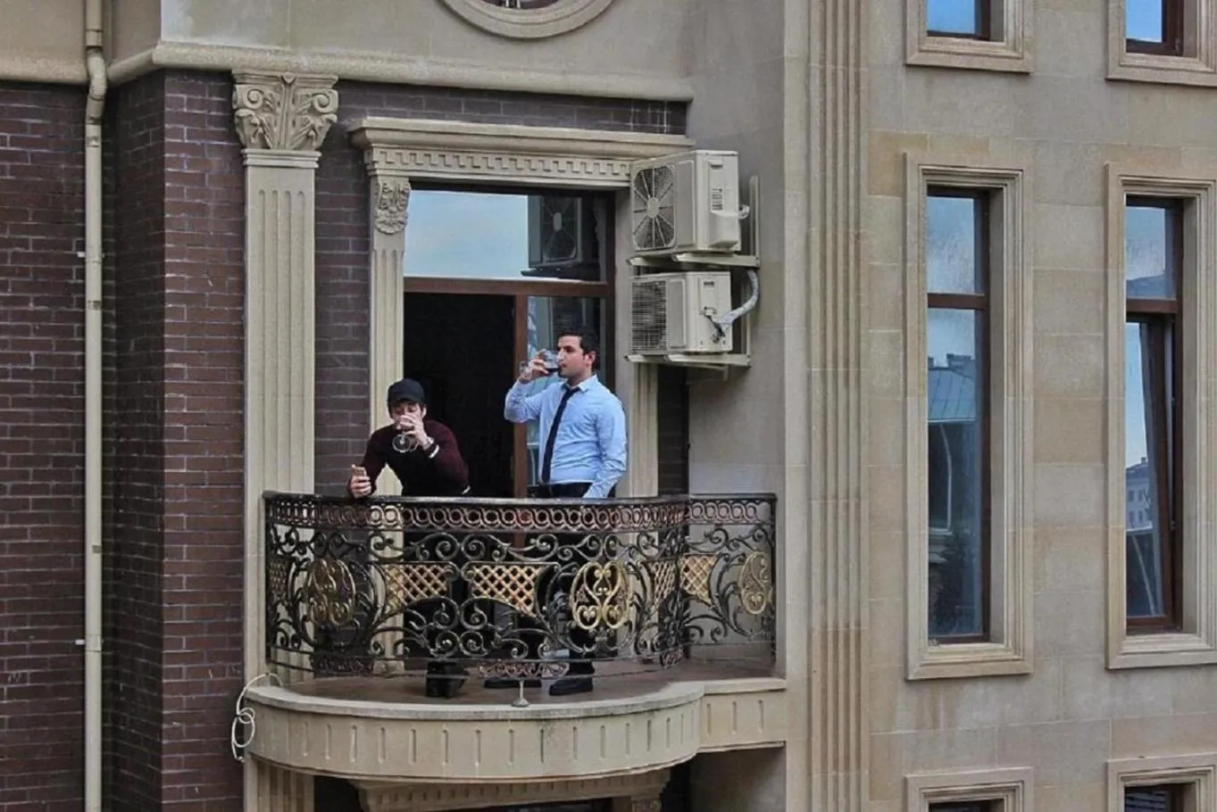 Balcony/Terrace in Manor Luxury Hotel Baku