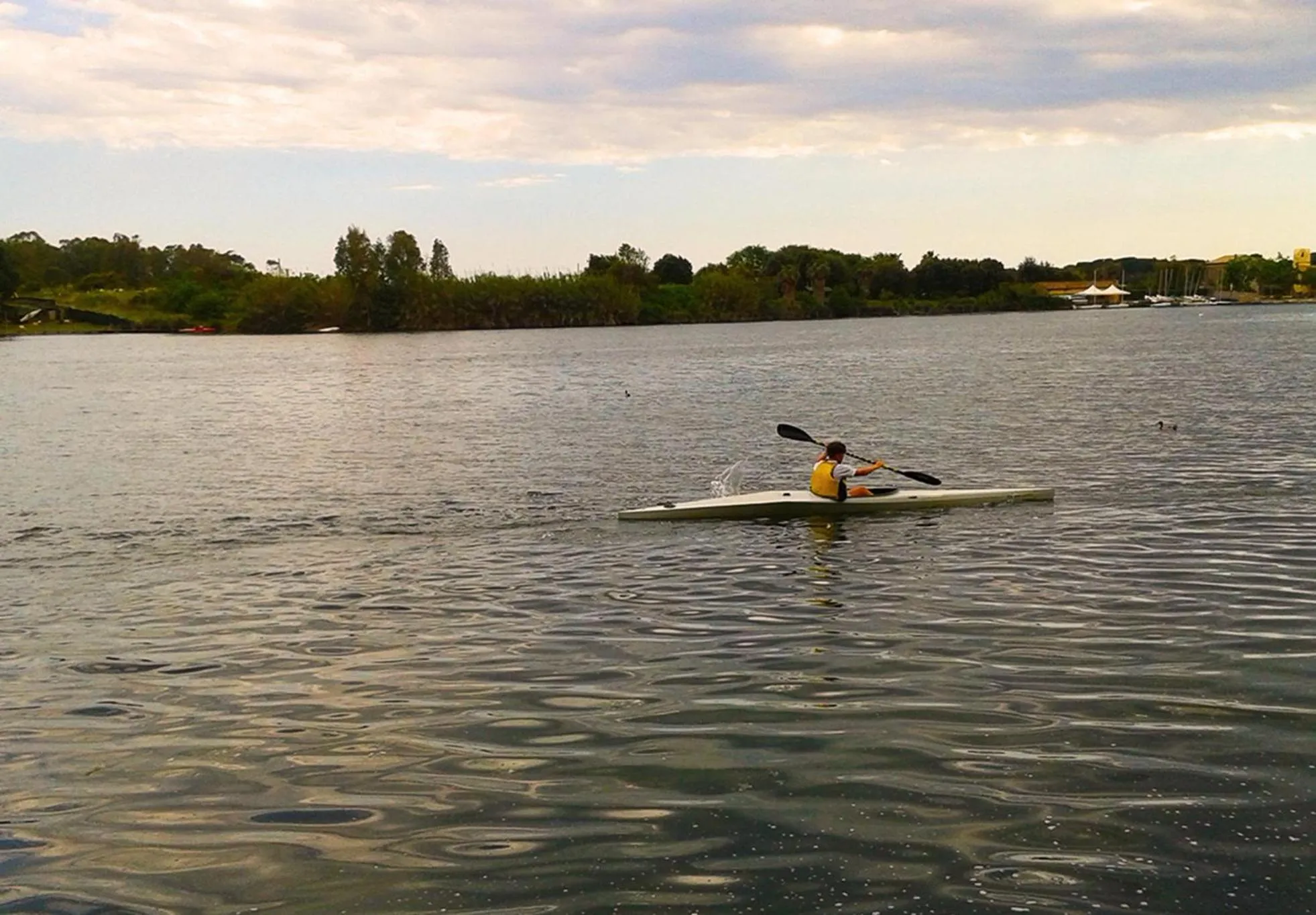 Canoeing in Baia D'Oro