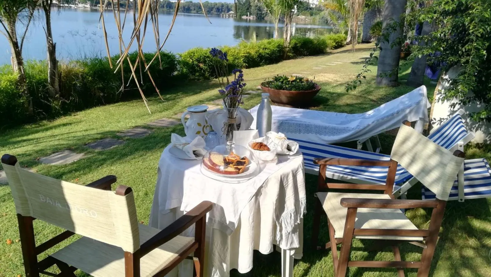 Italian breakfast in Baia D'Oro