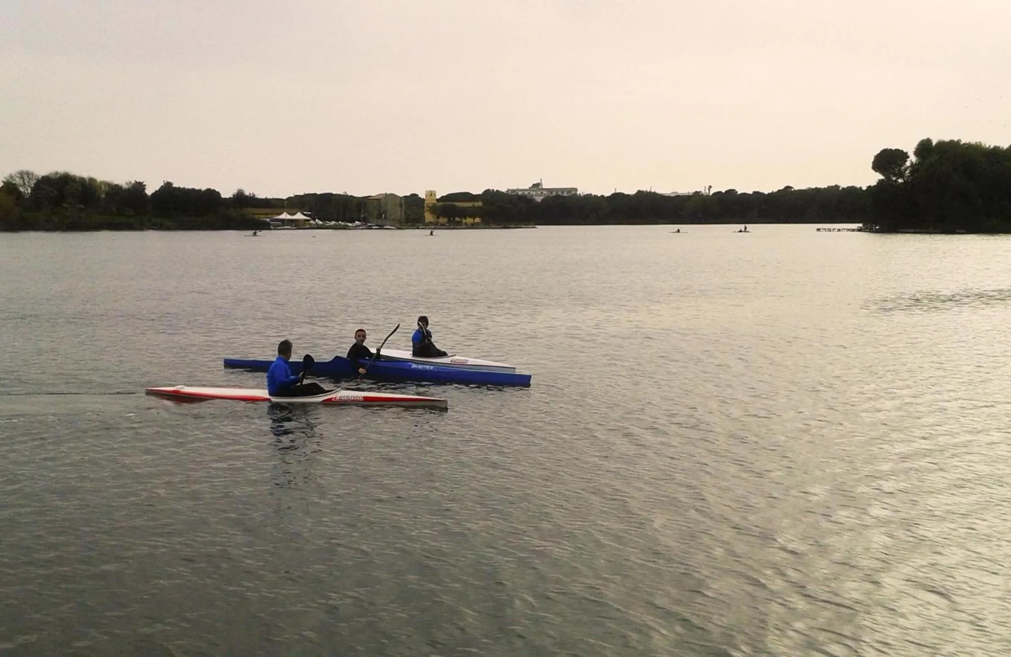 Canoeing in Baia D'Oro