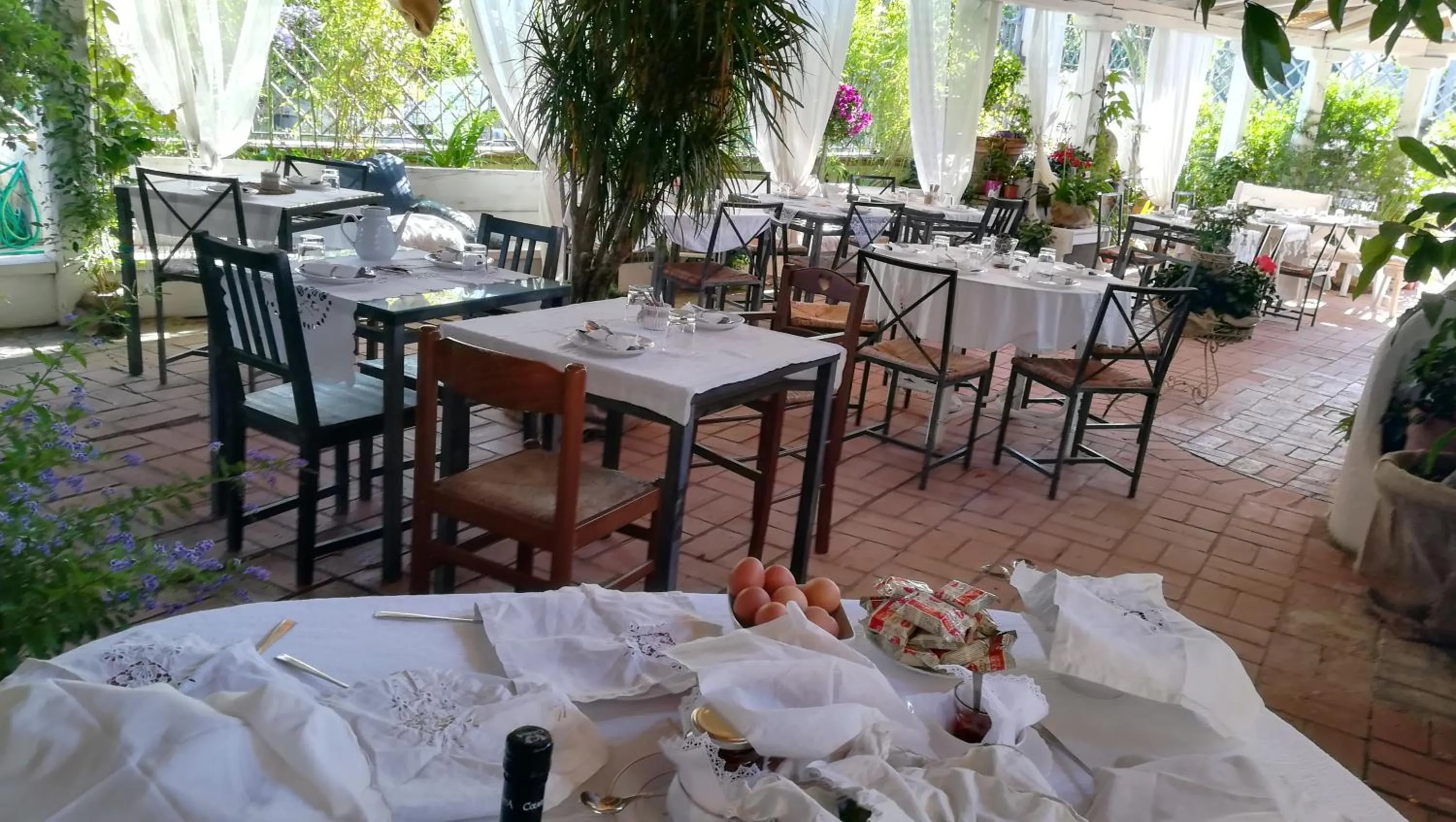 Italian breakfast in Baia D'Oro