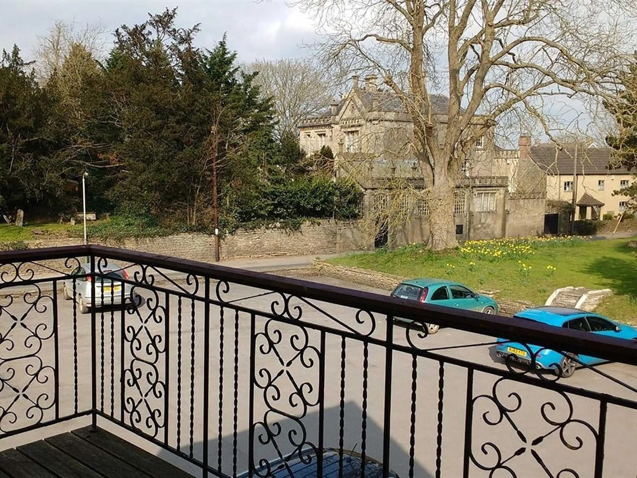 Garden view in The Bell House