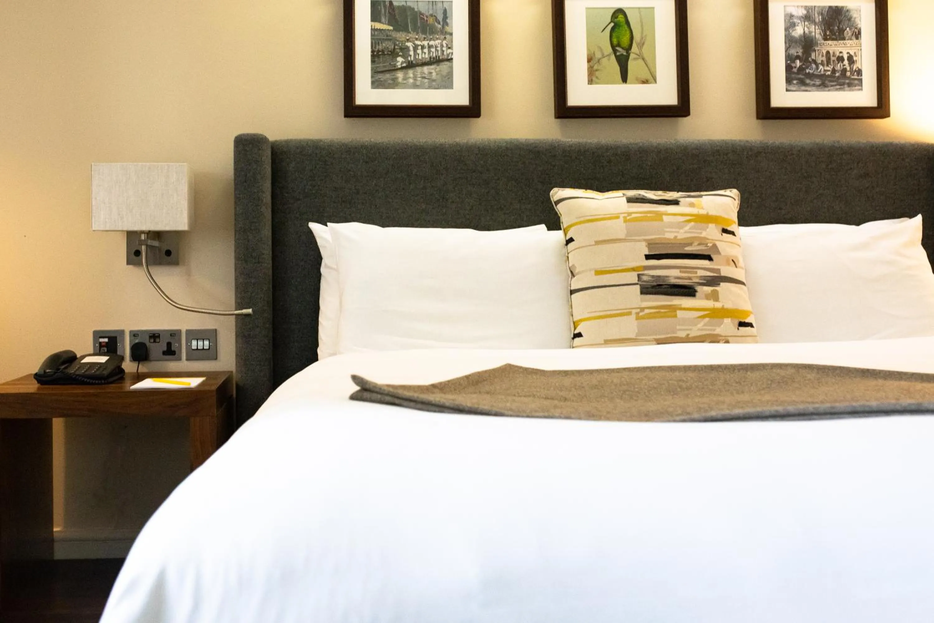 Bed in voco Oxford Thames by IHG