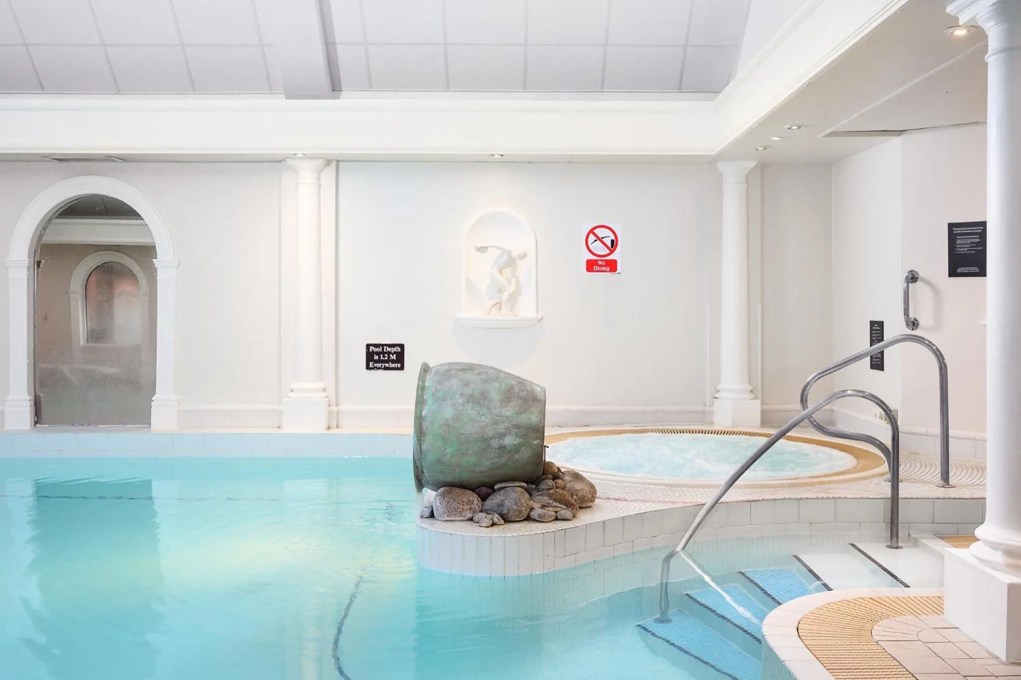 Swimming pool in voco Oxford Thames by IHG