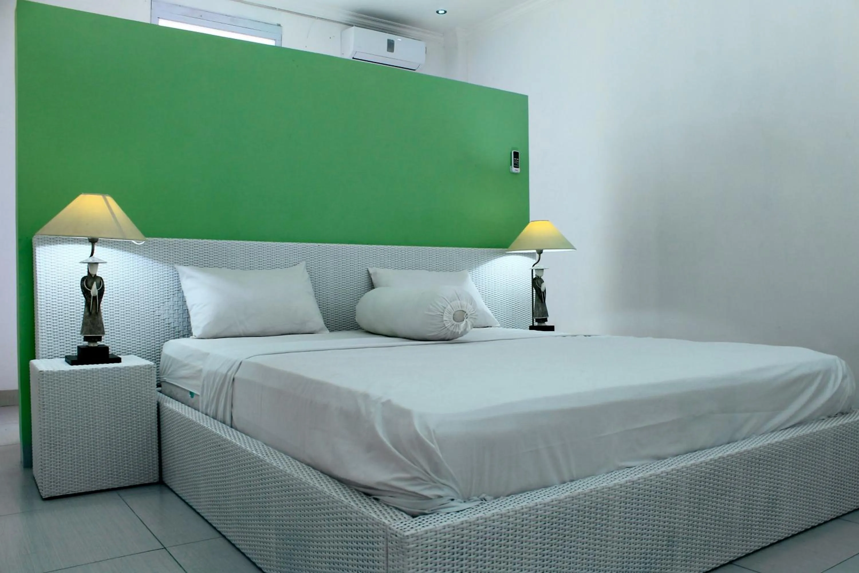 Bed in Villa Putih Lovina