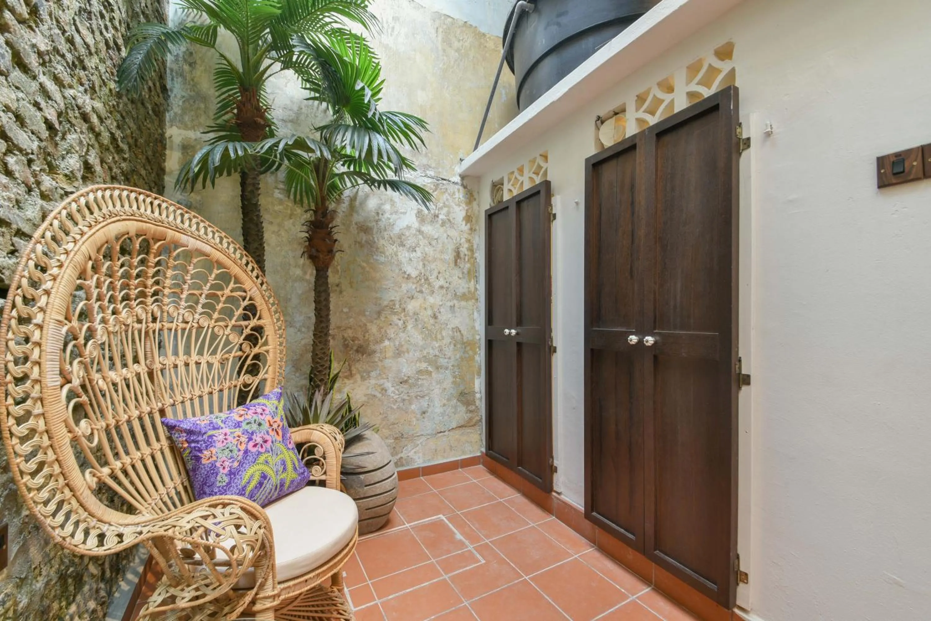 Garden view in Ohana House HQ