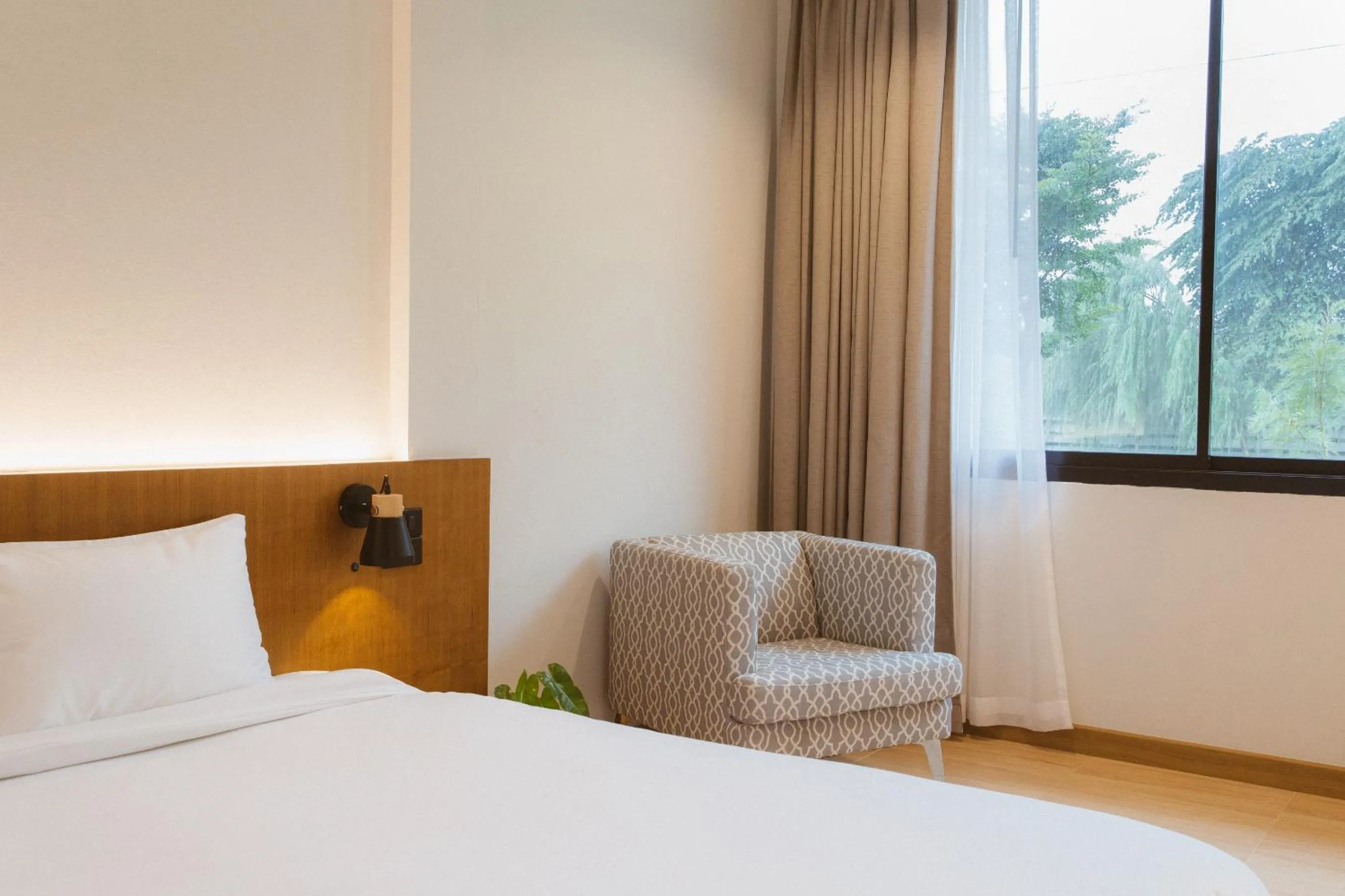 Bedroom, Bed in Karpenter Lampang