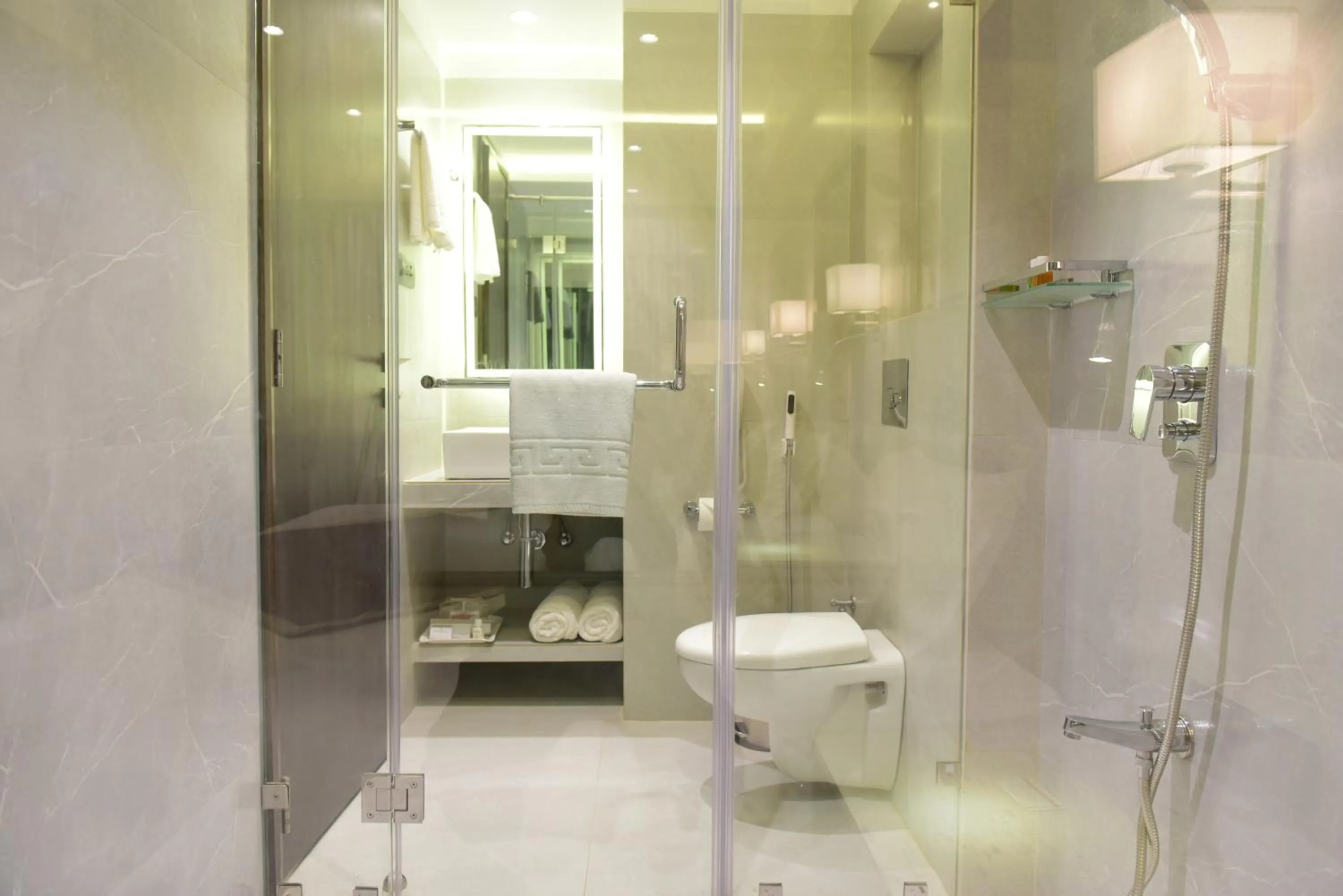 Bathroom in The Flora Grand, Vasco, Goa