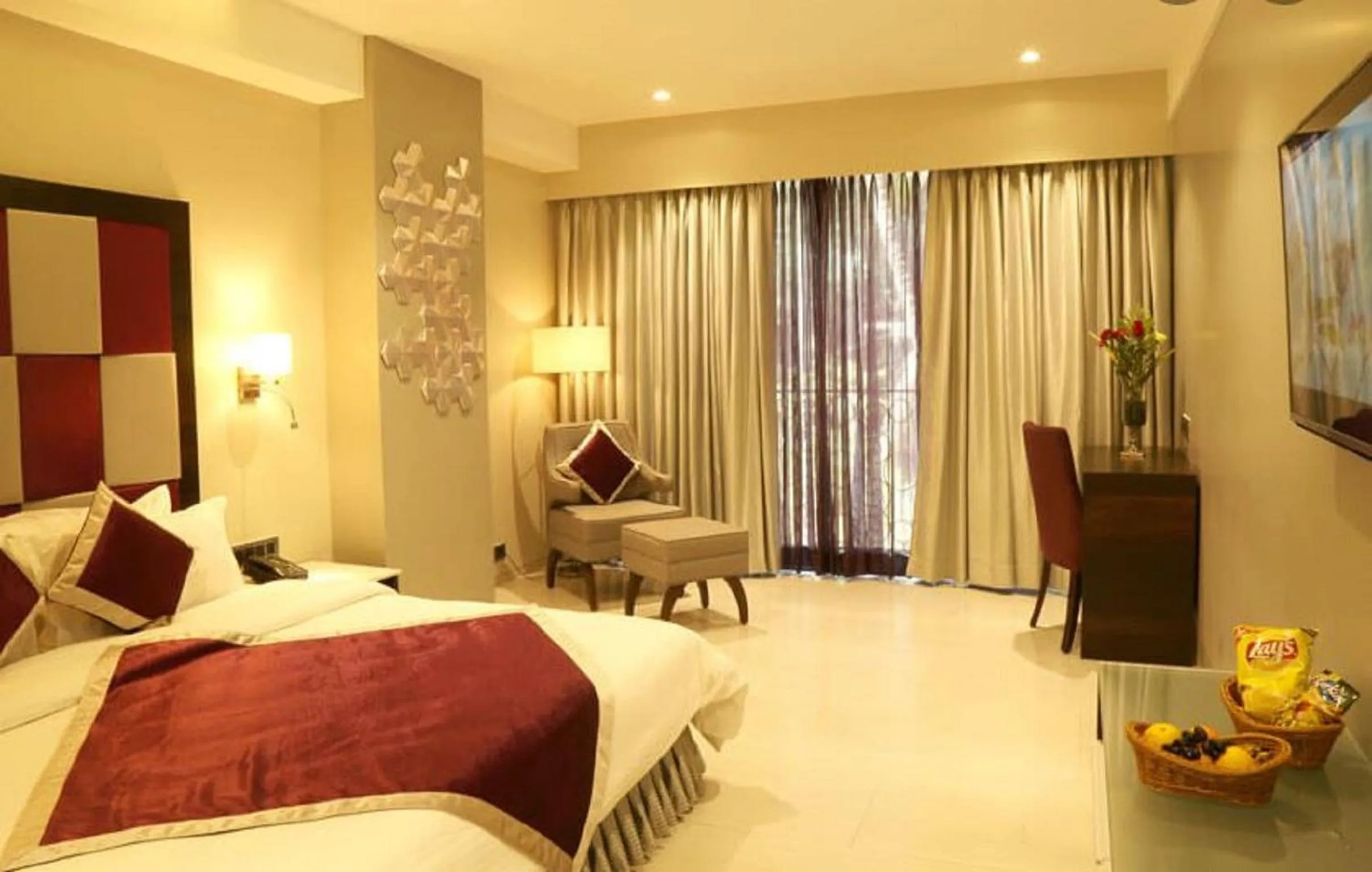 Photo of the whole room, Bed in The Flora Grand, Vasco, Goa