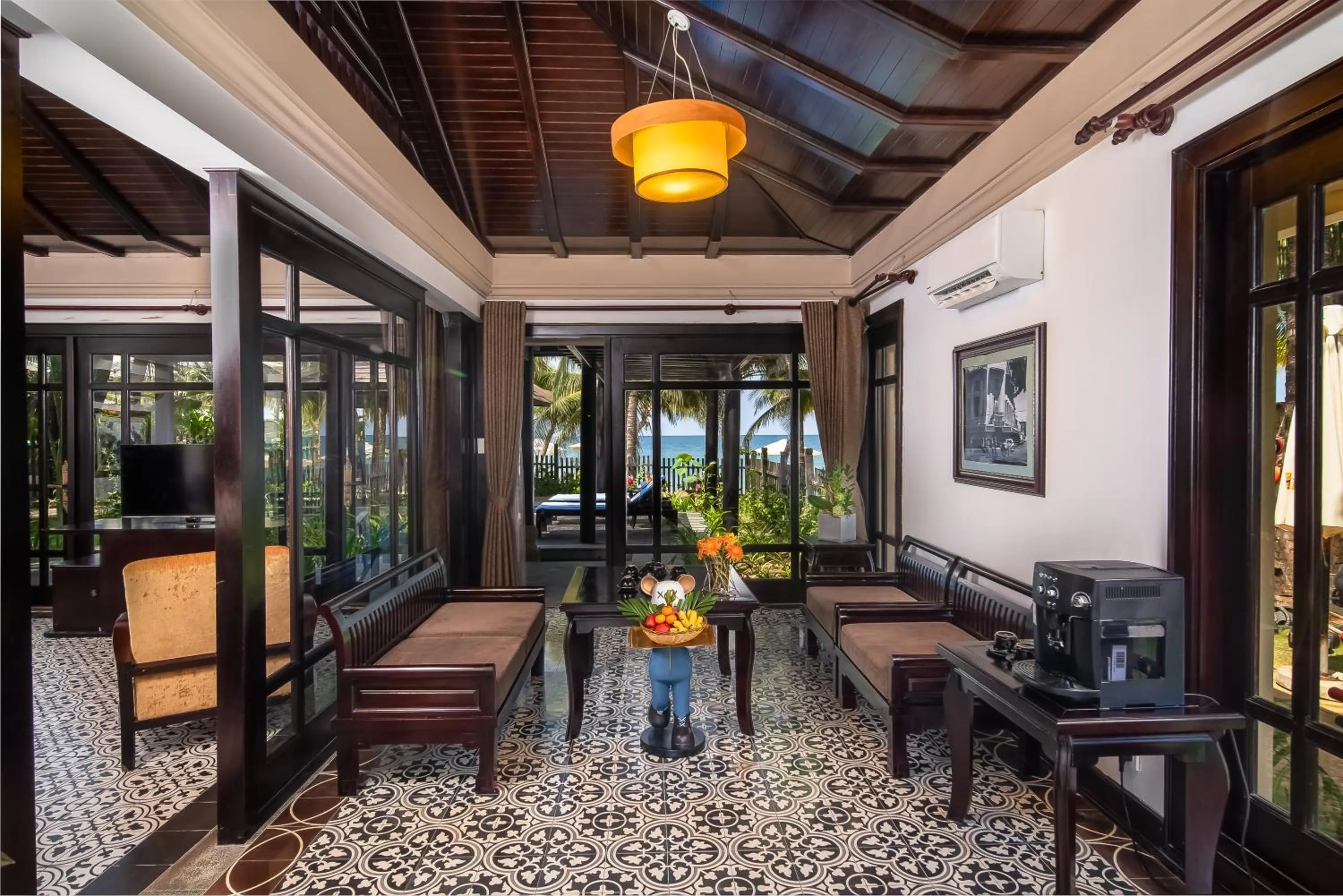 Patio in Anja Beach Resort & Spa