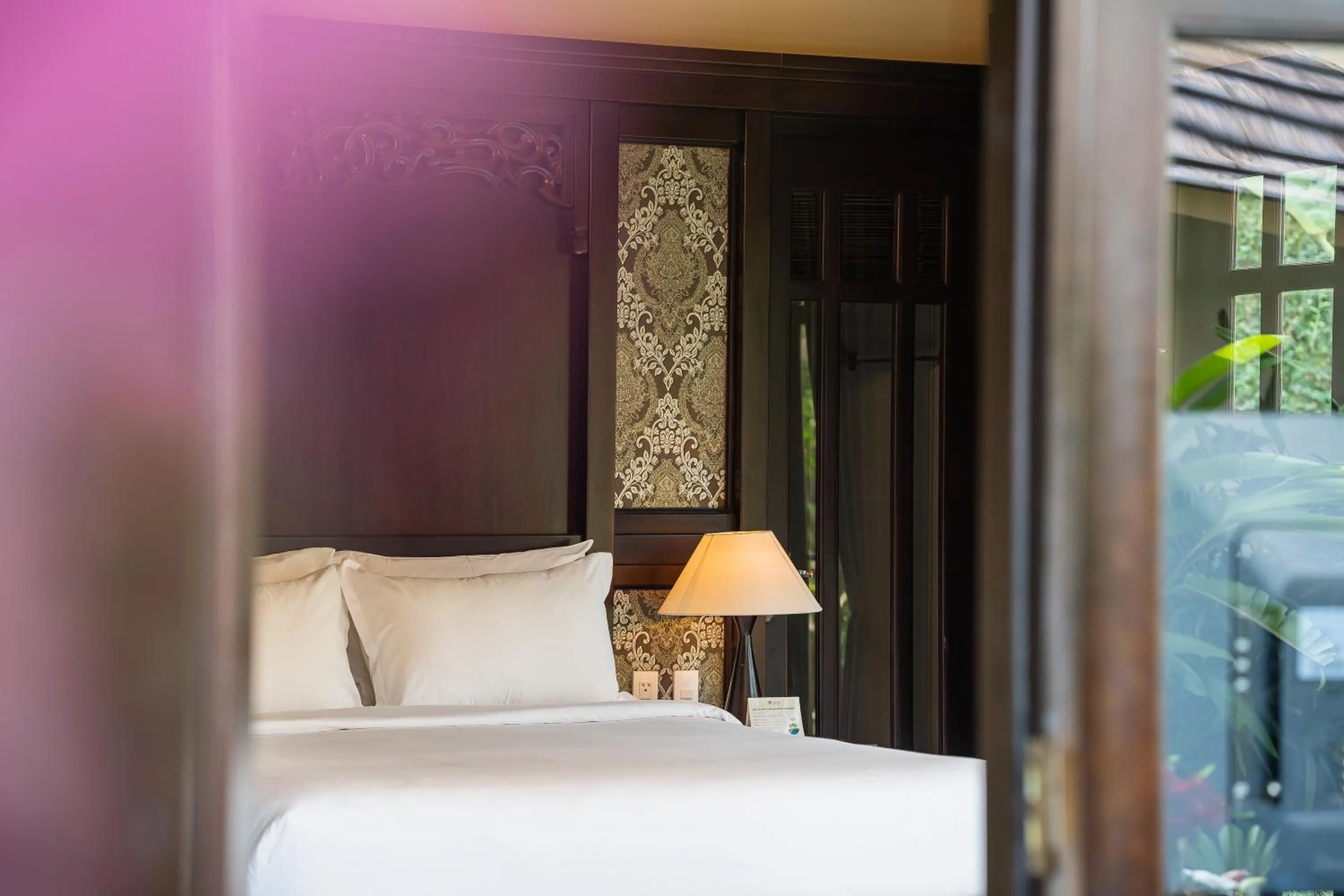 Bed in Anja Beach Resort & Spa