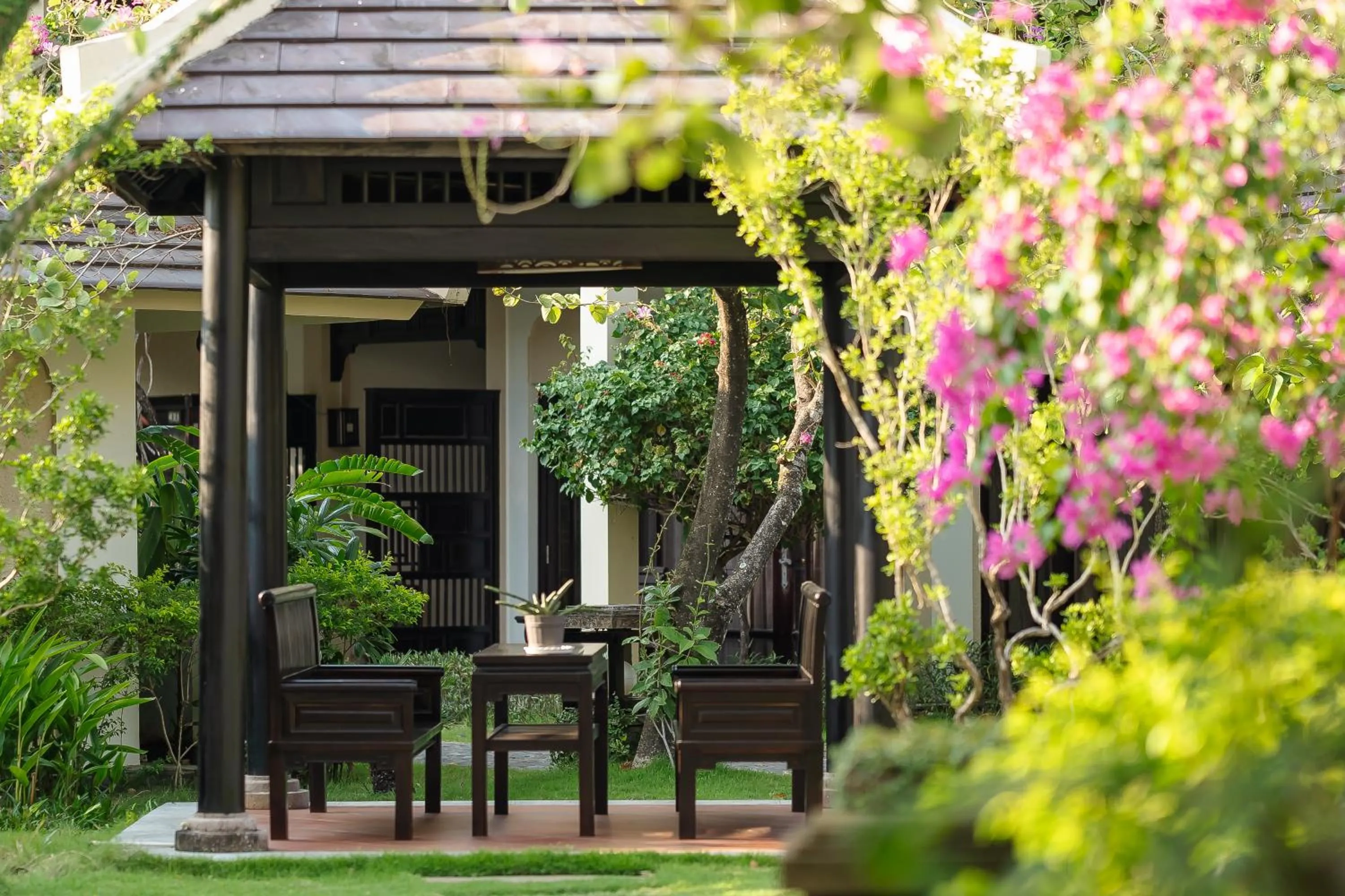 Property building in Anja Beach Resort & Spa