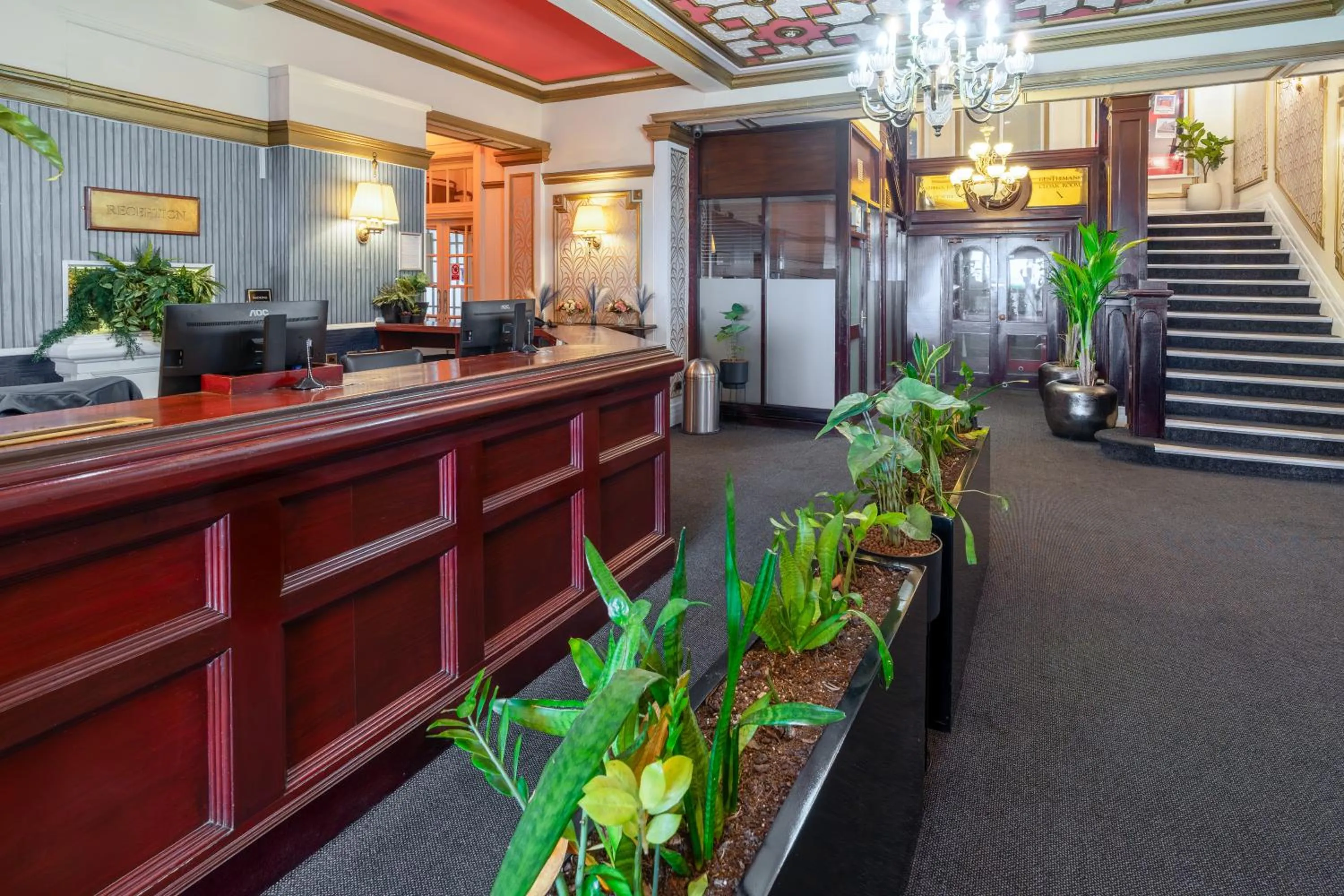 Lobby or reception in The Savoy Hotel