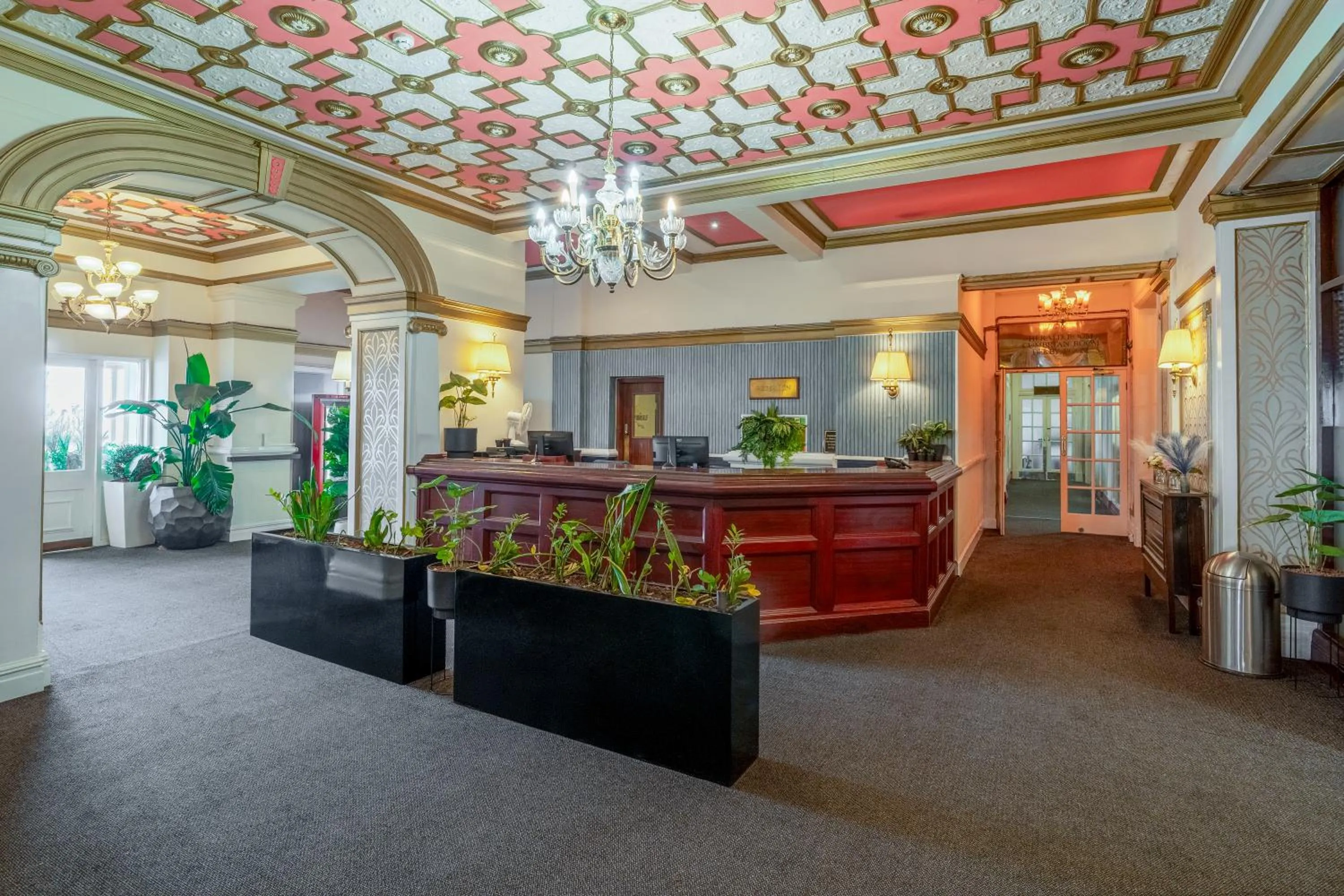 Lobby or reception in The Savoy Hotel