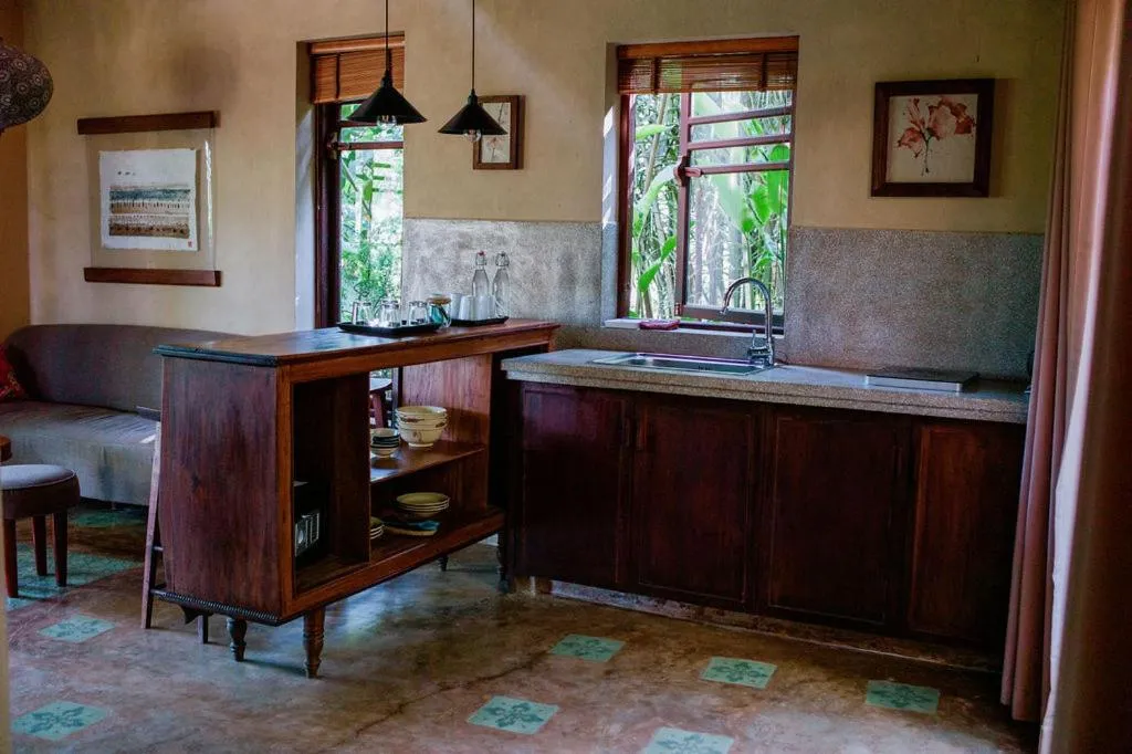 Kitchen or kitchenette in An Villa boutique resort