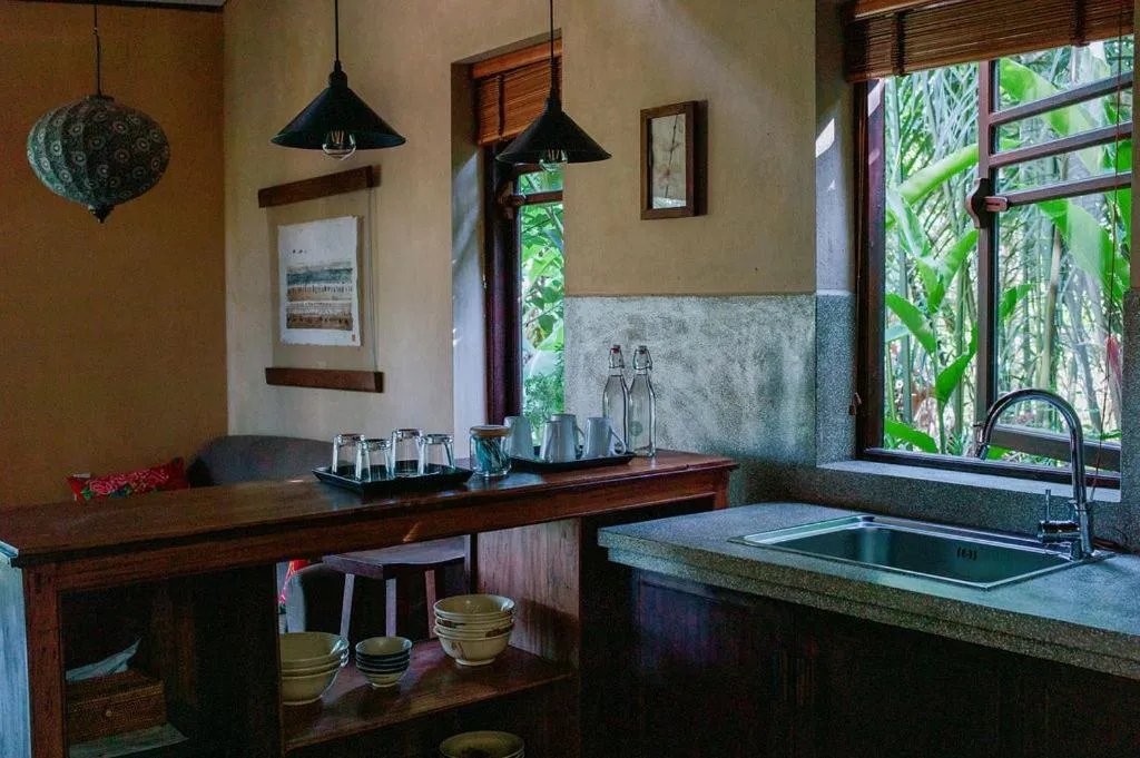 Kitchen or kitchenette in An Villa boutique resort