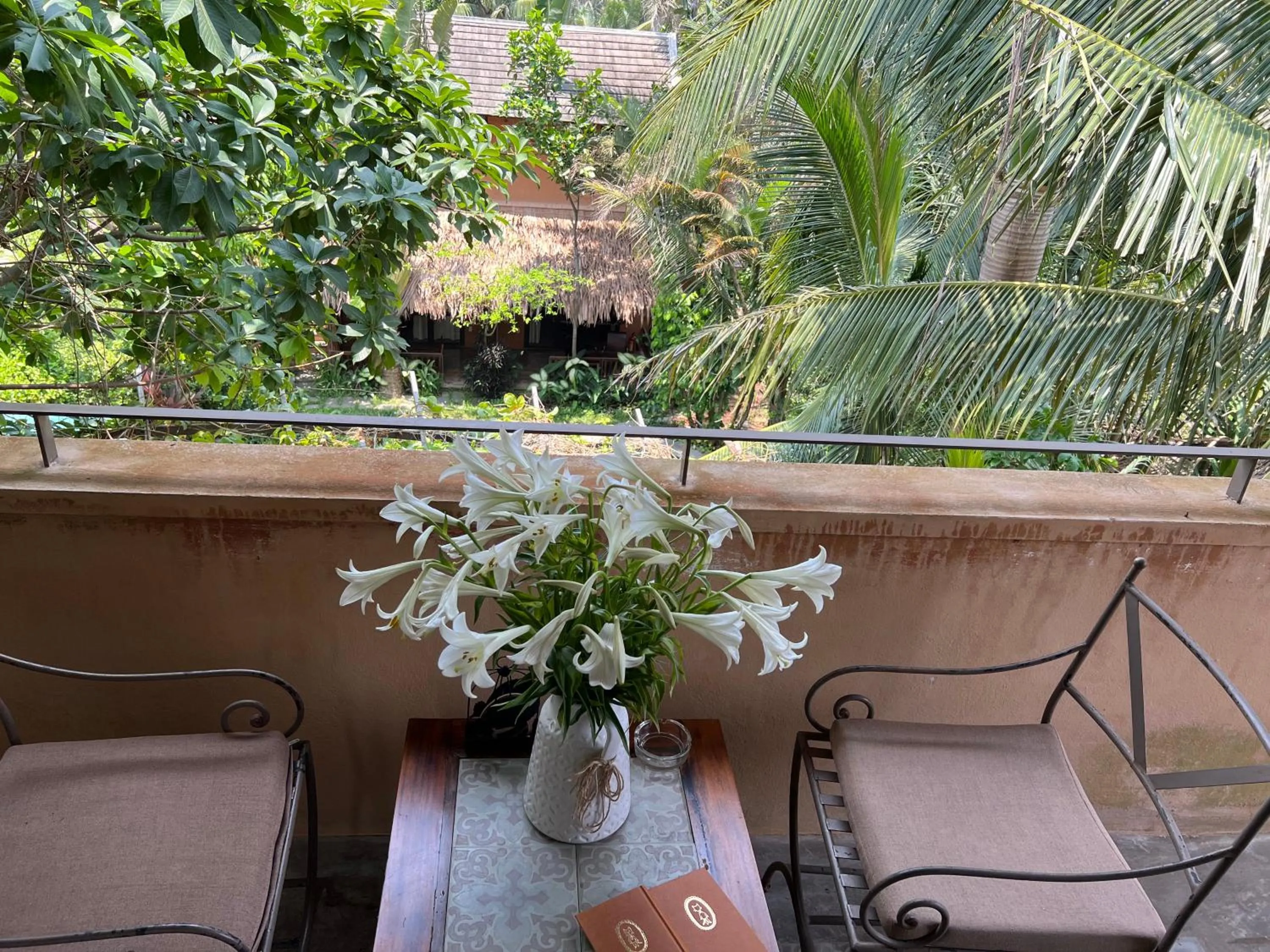 Patio in An Villa boutique resort