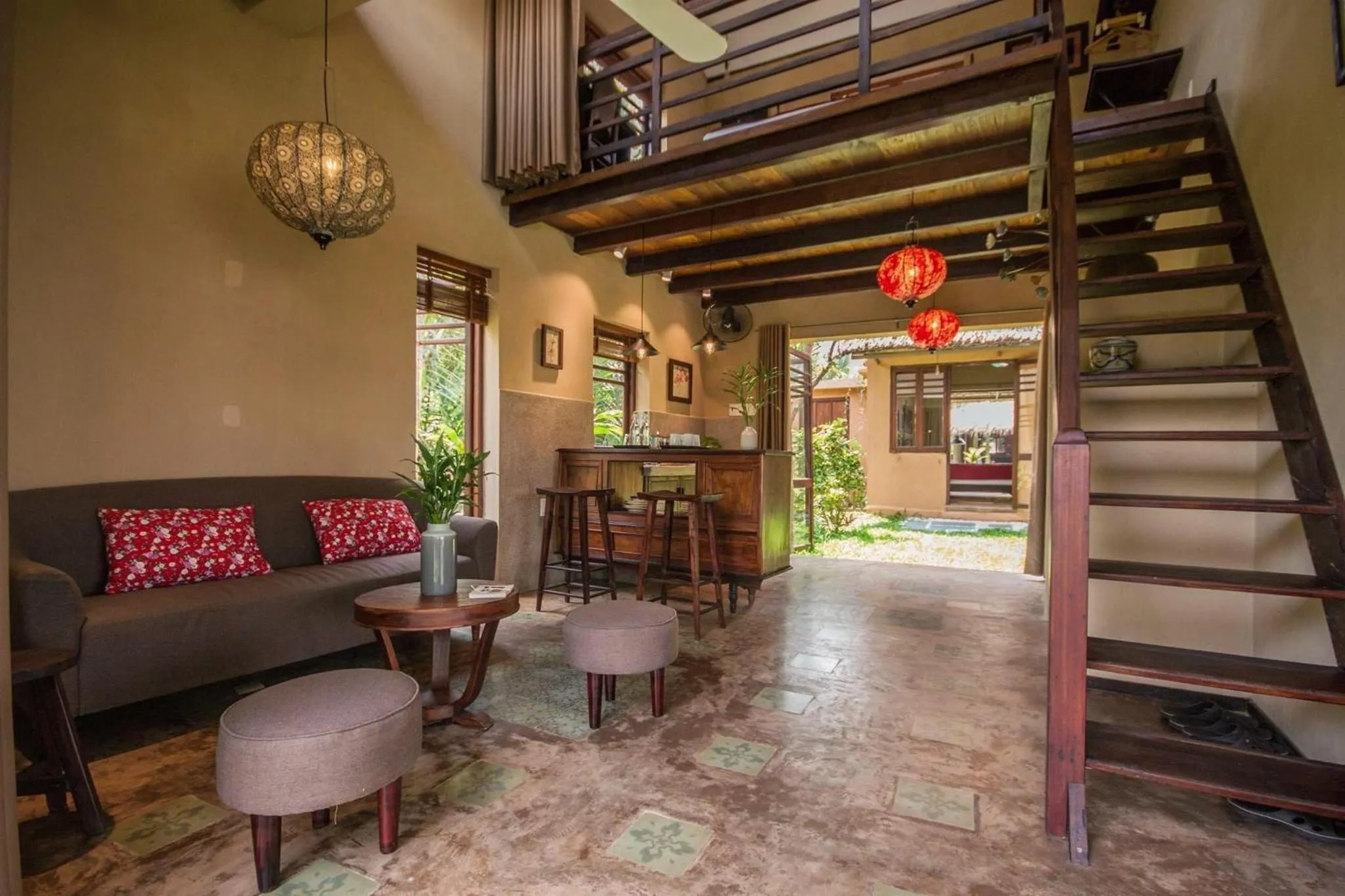 Living room in An Villa boutique resort