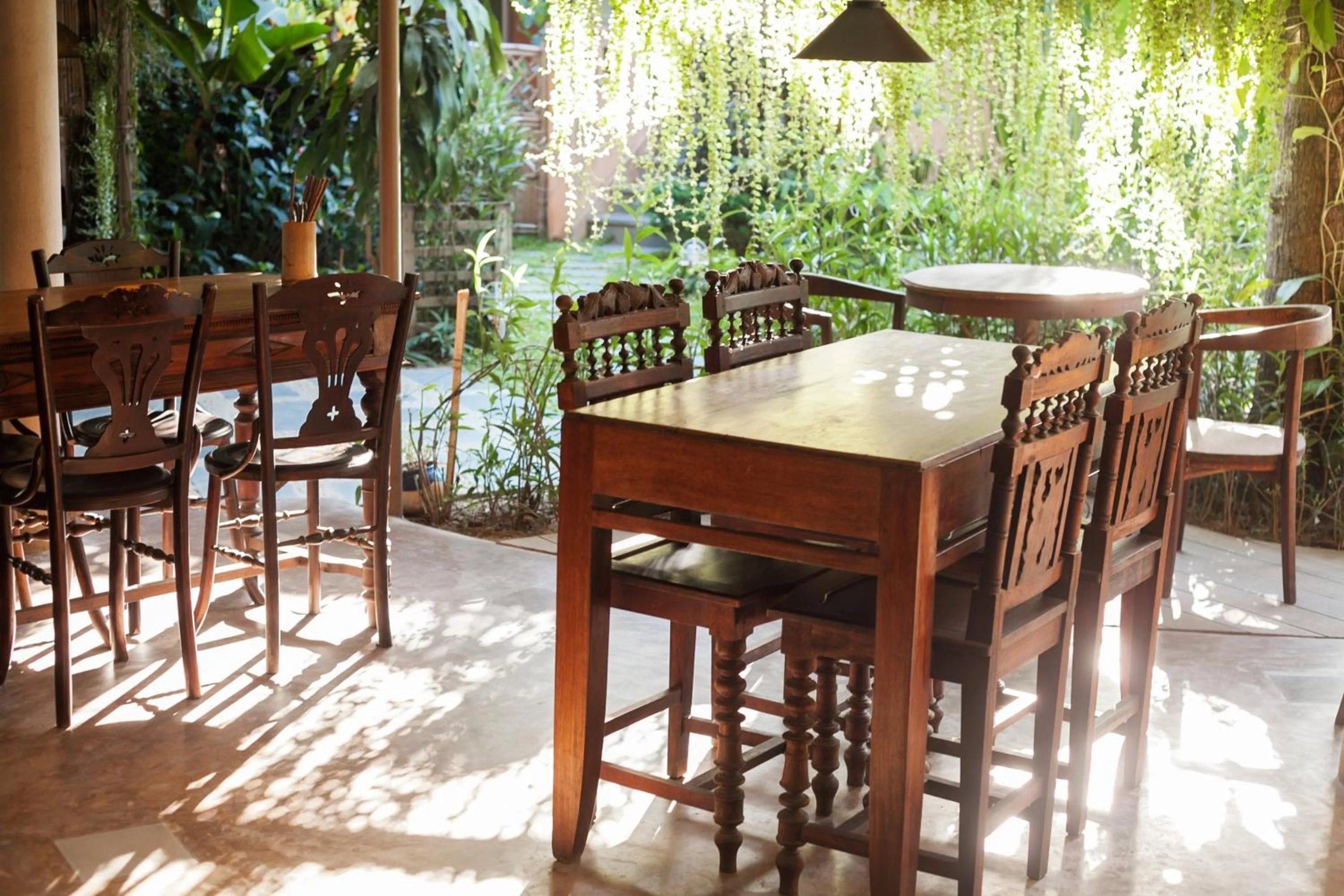 Dining area in An Villa boutique resort