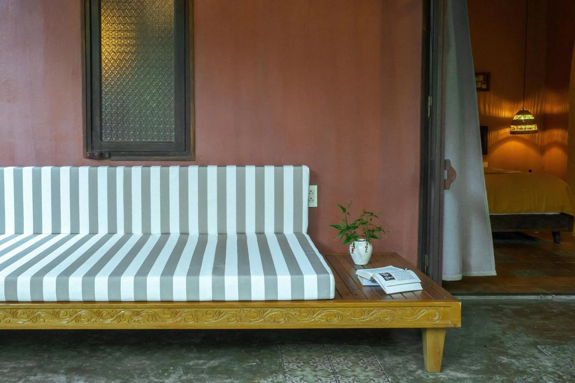 Patio in An Villa boutique resort