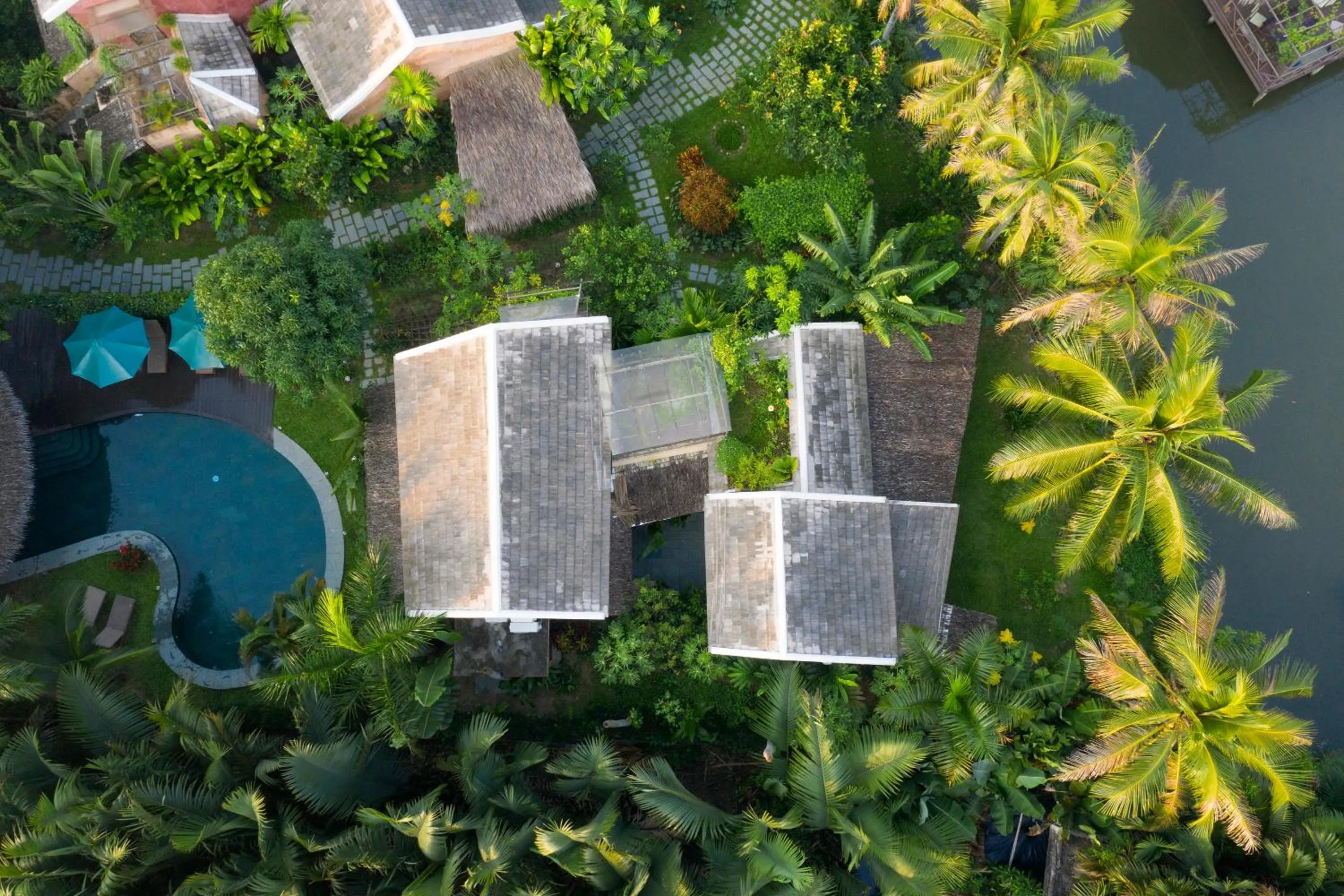 Natural landscape in An Villa boutique resort