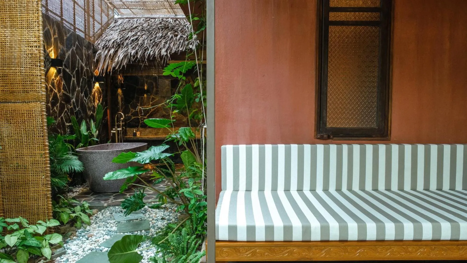 Garden in An Villa boutique resort