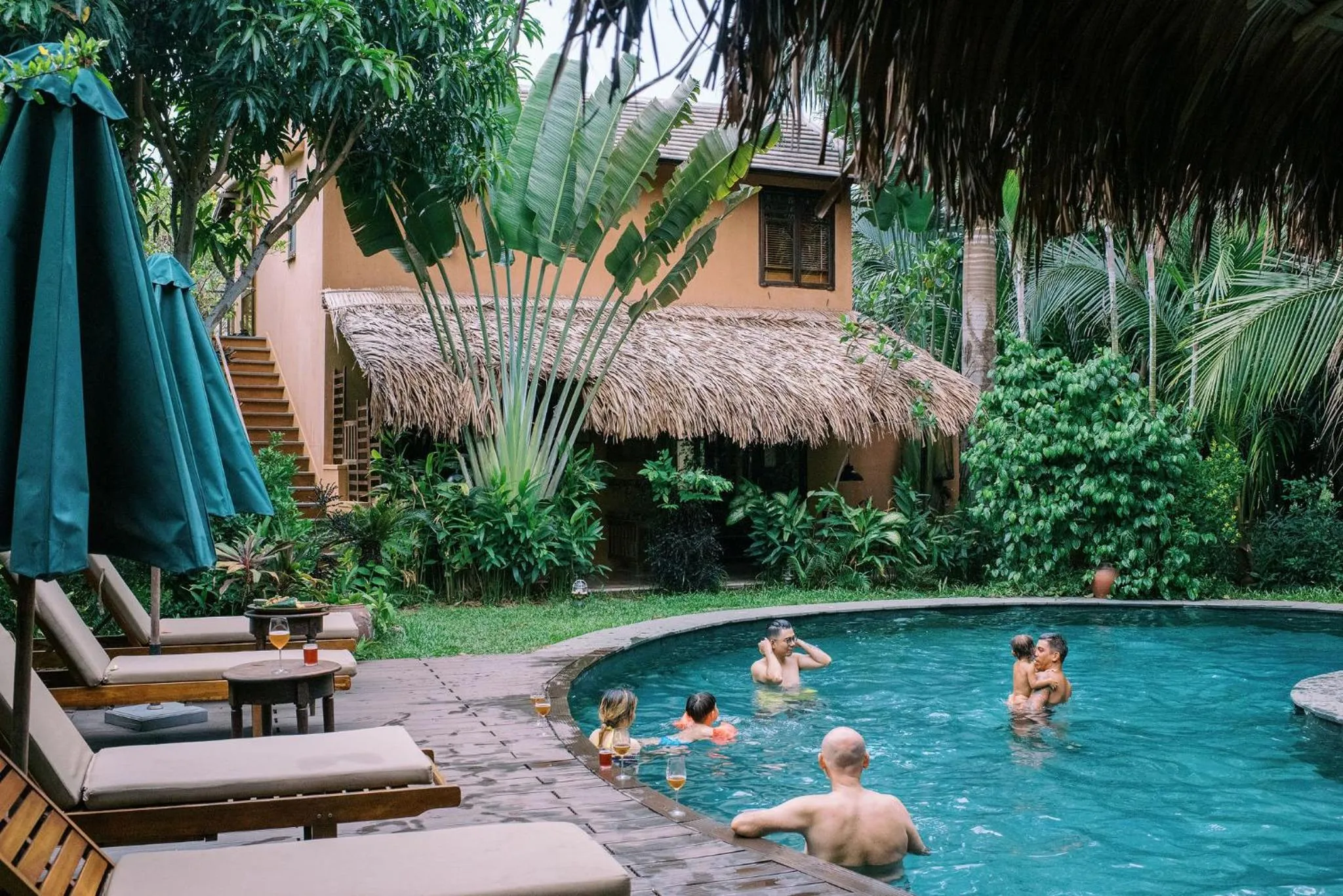 Swimming pool in An Villa boutique resort