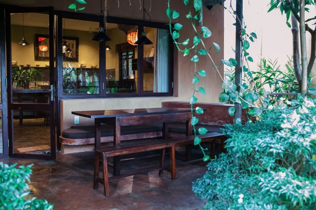 Patio in An Villa boutique resort