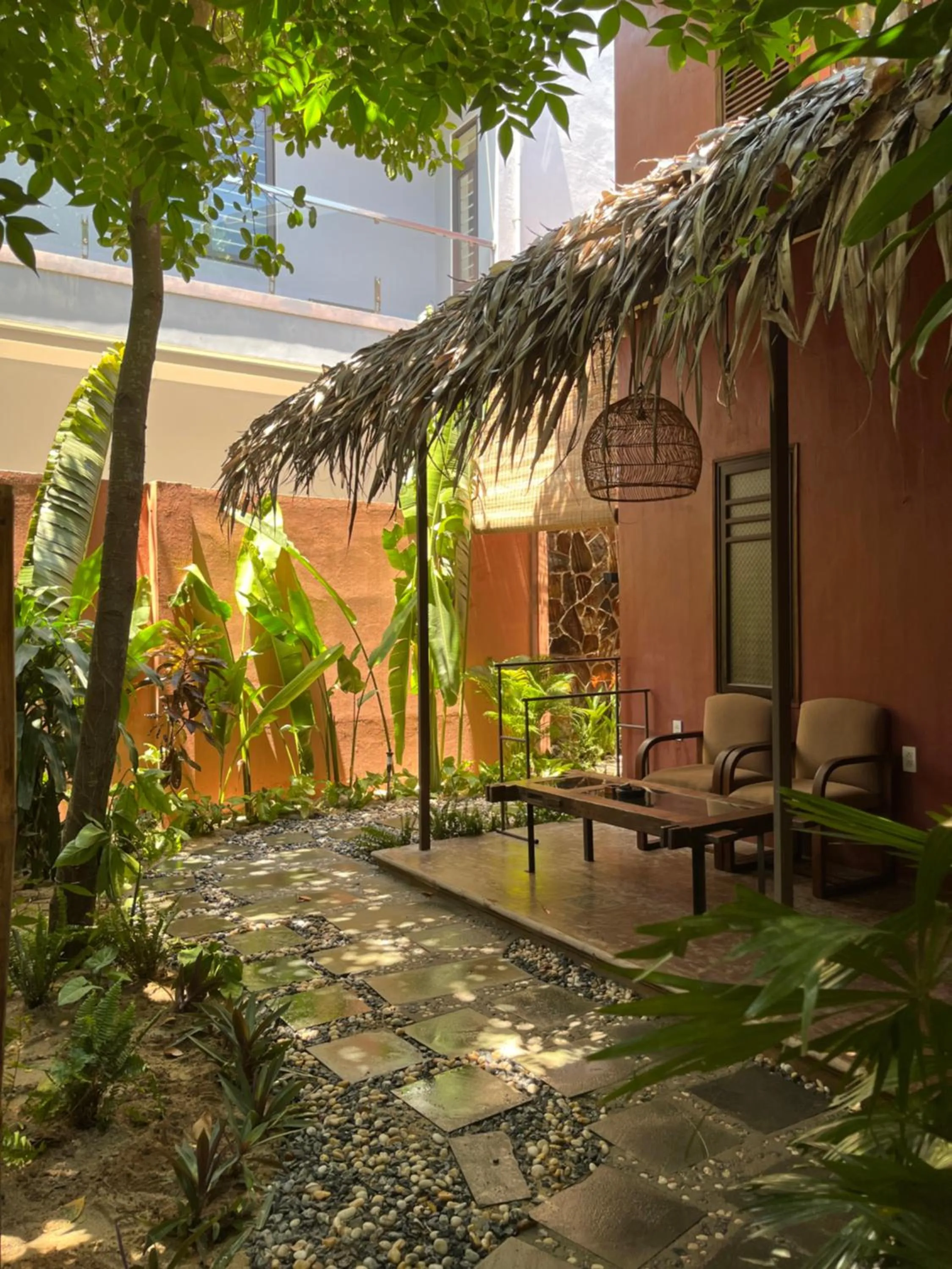 Patio in An Villa boutique resort