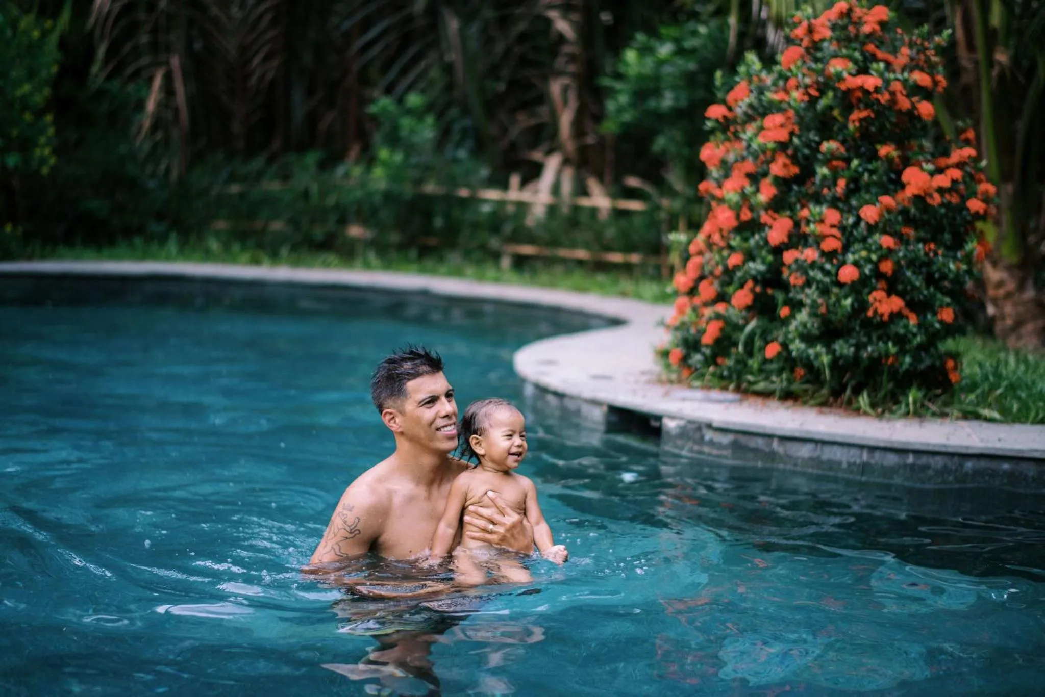 Pool view in An Villa boutique resort