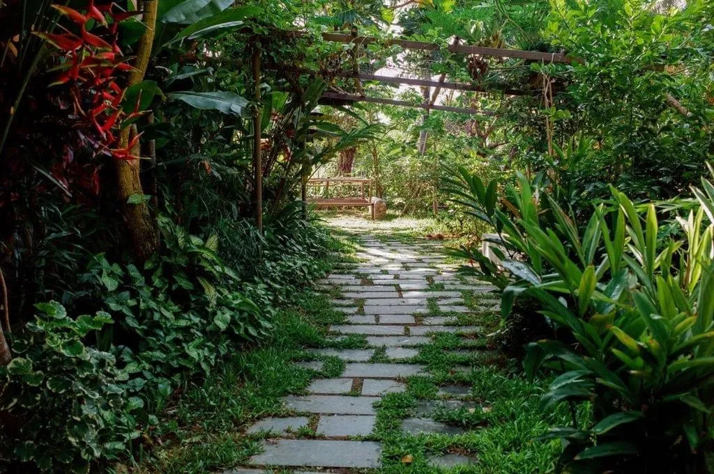 Garden in An Villa boutique resort
